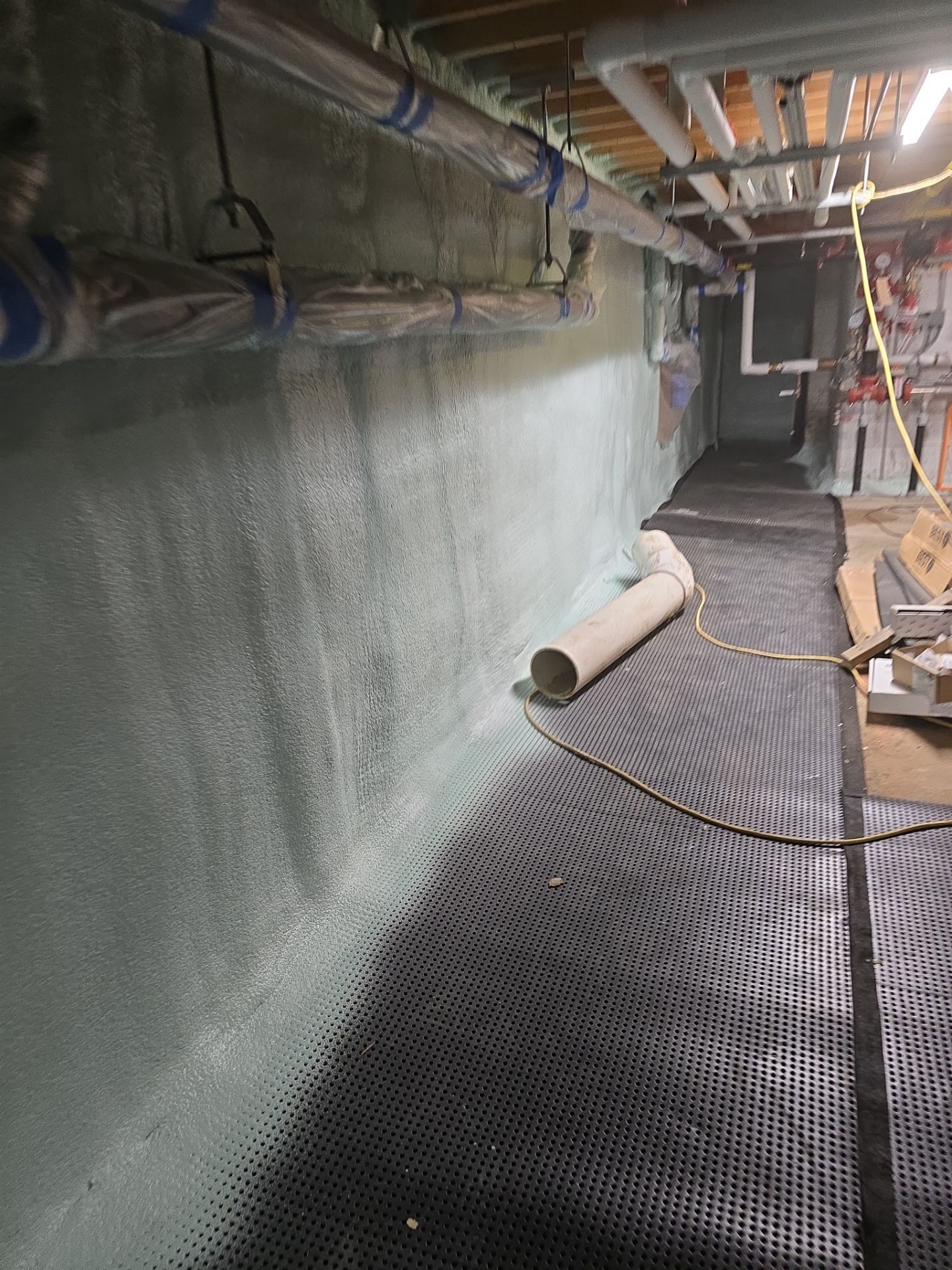 Crawl Space Encapsulation using Closed Cell Spray Foam by NYS Foam & Energy