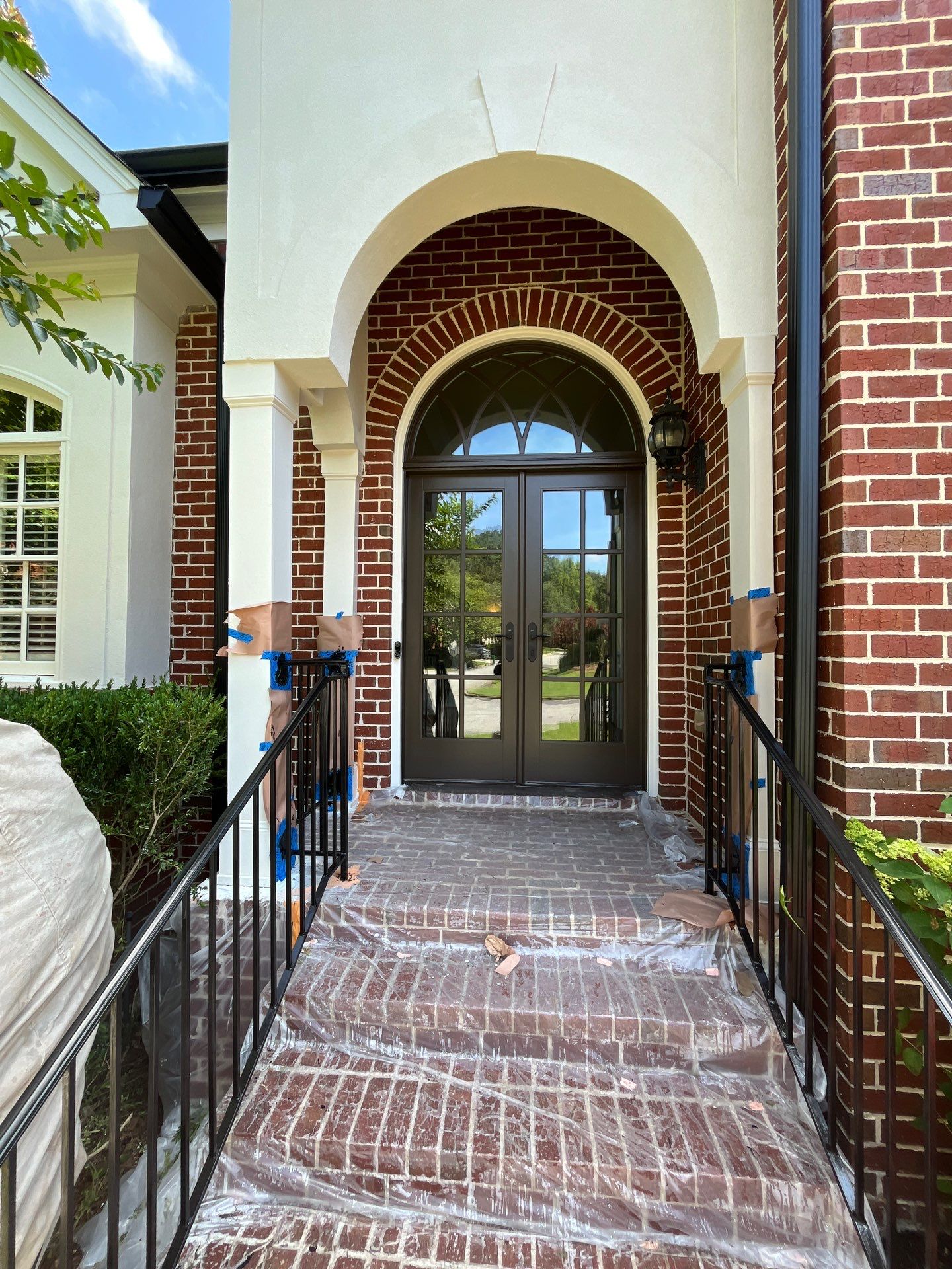 Deck Stain and Rotten Wood Replacement with James Hardie and Sherwin-Williams Products by Nelson Exteriors 