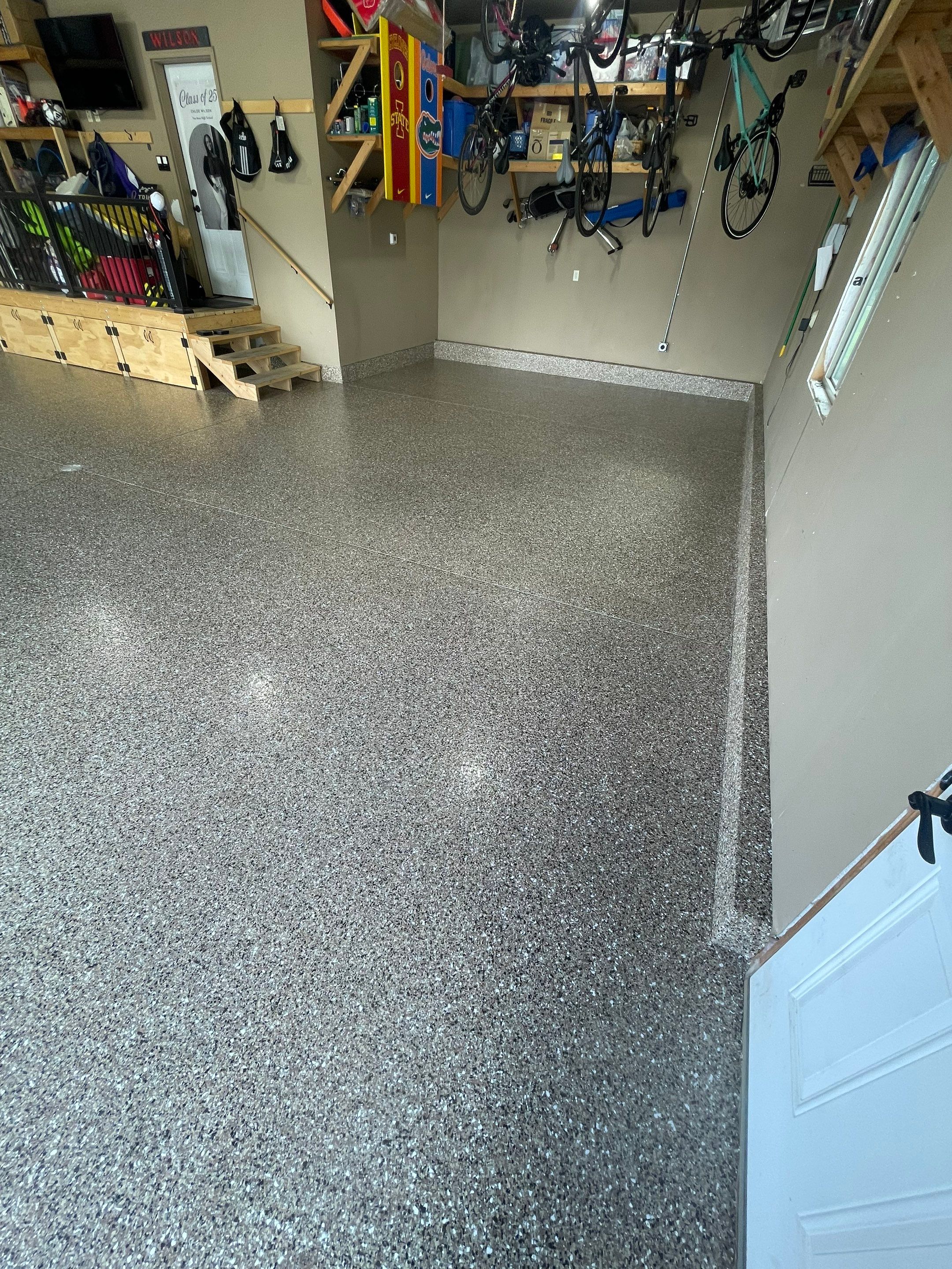Garage Floor Coating in Tea, South Dakota by Select Painting, Coatings & Garage Cabinets