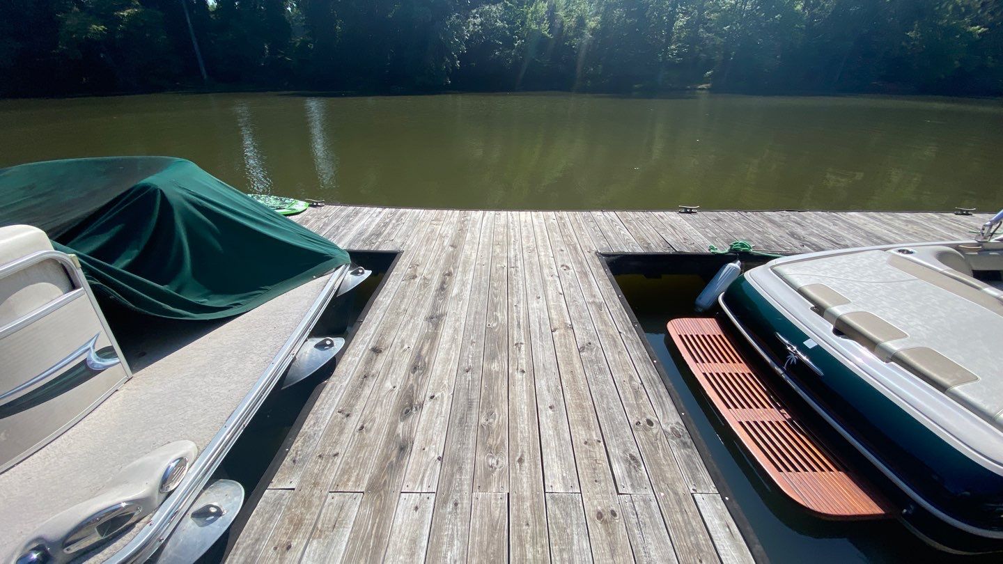 coated dock using Wood Sealant by DuraSeal
