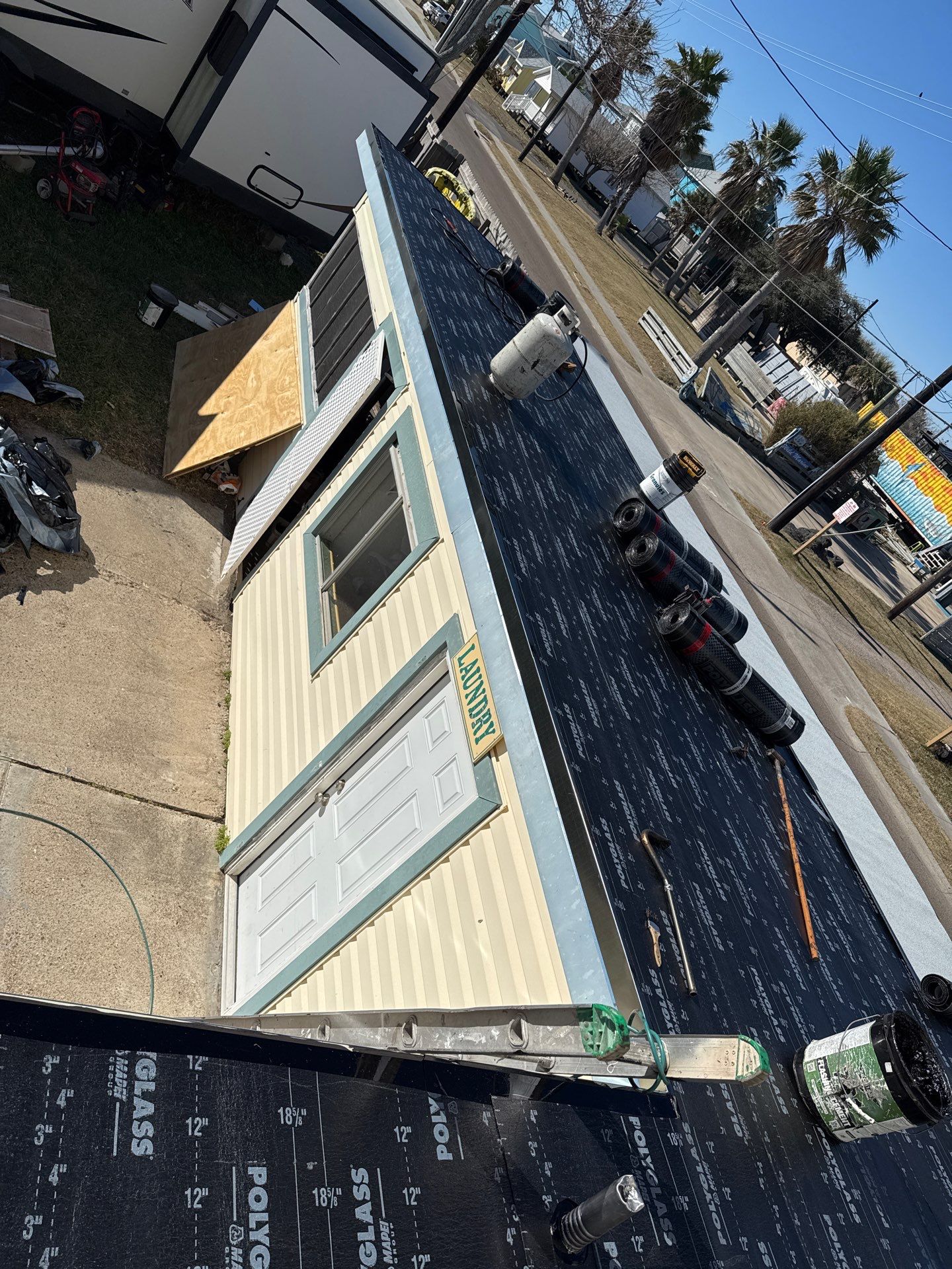 Mustang Island Flat Top by Bayfront Roofing and Construction