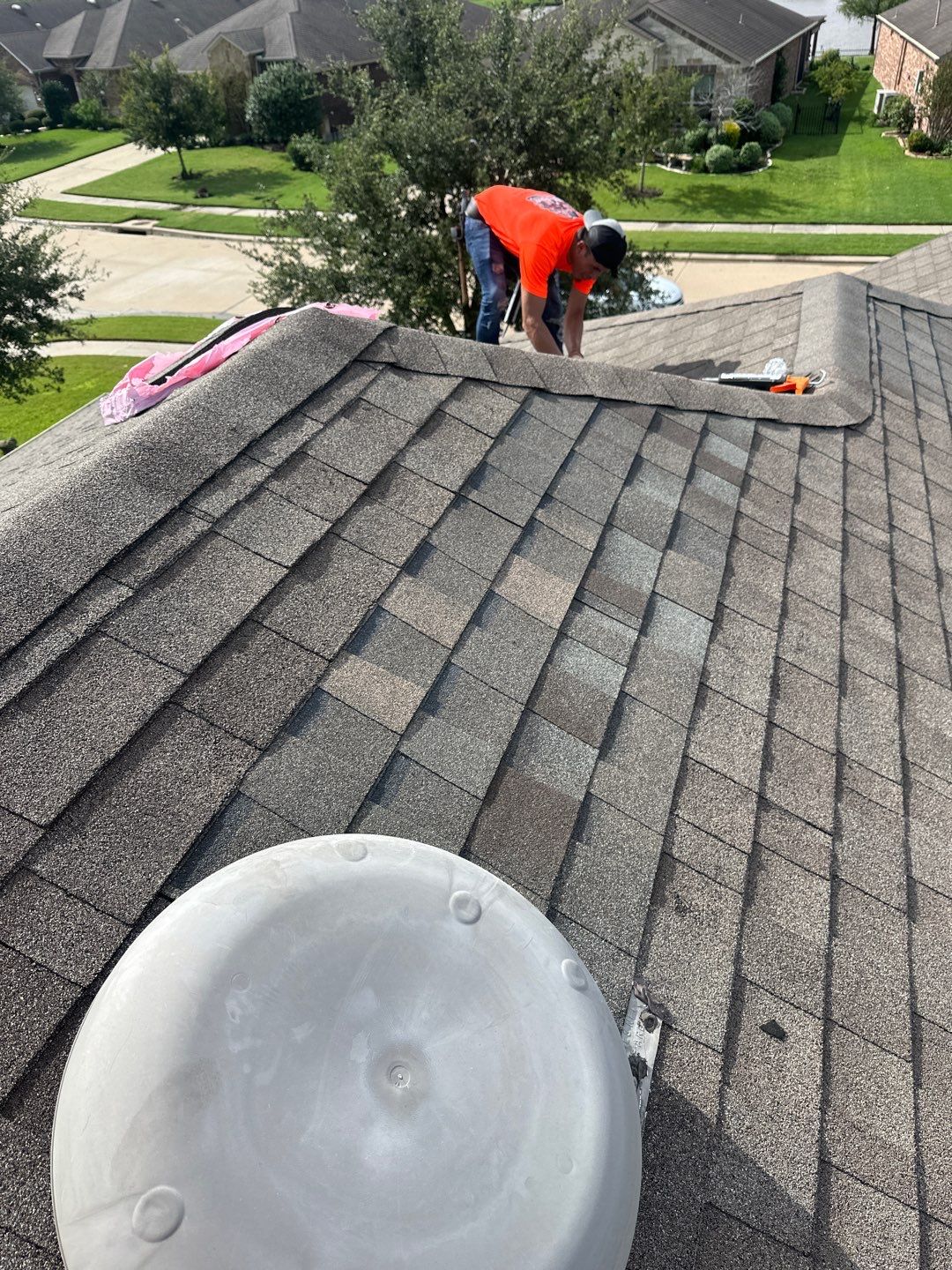Hail Damage using Owen's Corning Duration (Lifetime) Shingles by Roof Repair Company