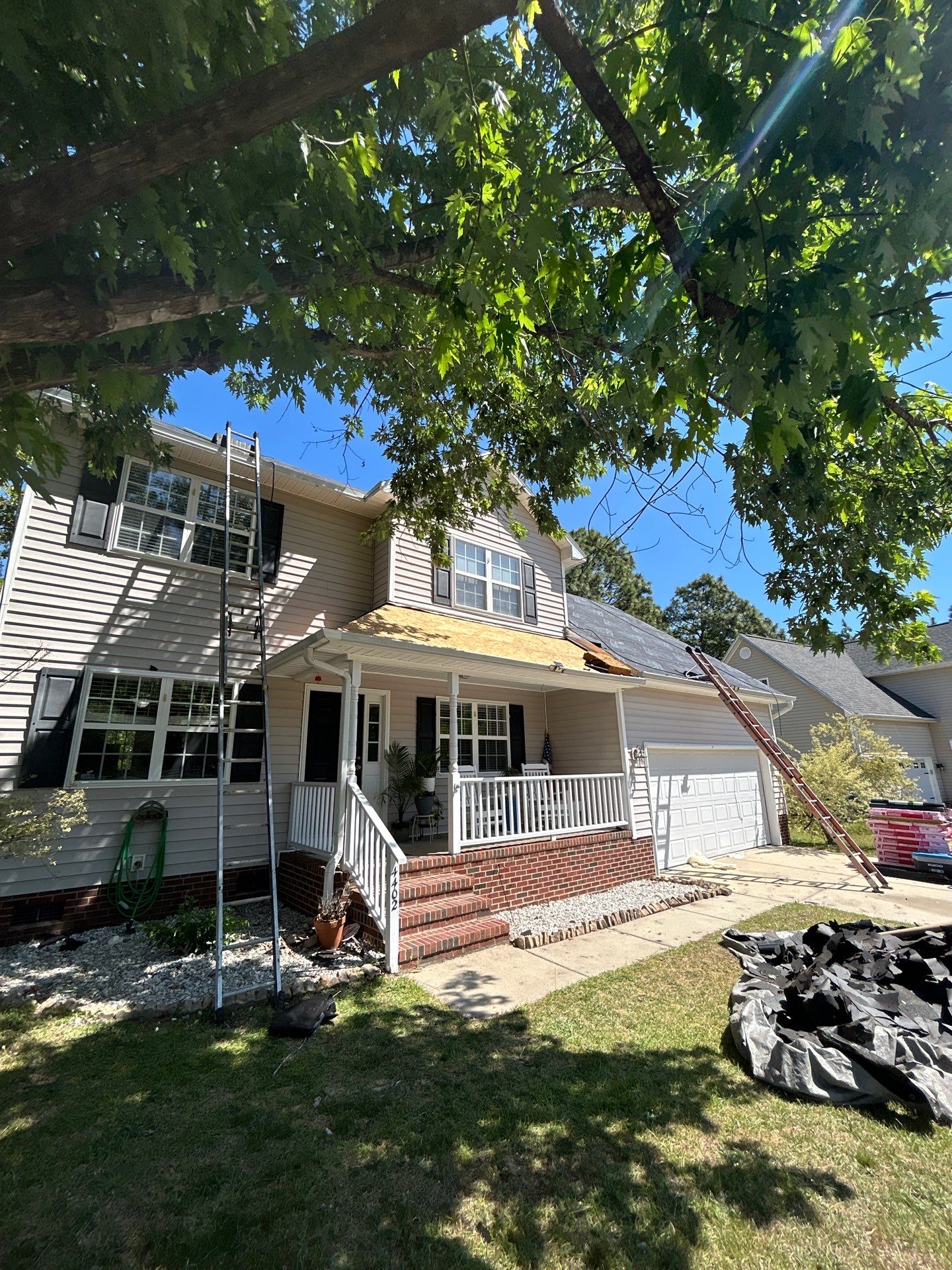 Residential Roofing Installation using Owens Corning by Karcher Roofing & Construction