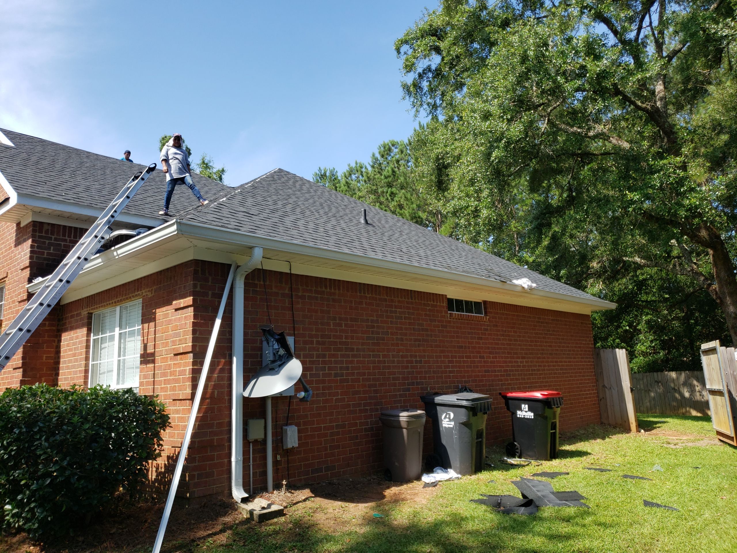 Residential Roofing Installation using Roof Replacement by American Roofing & Construction LLC