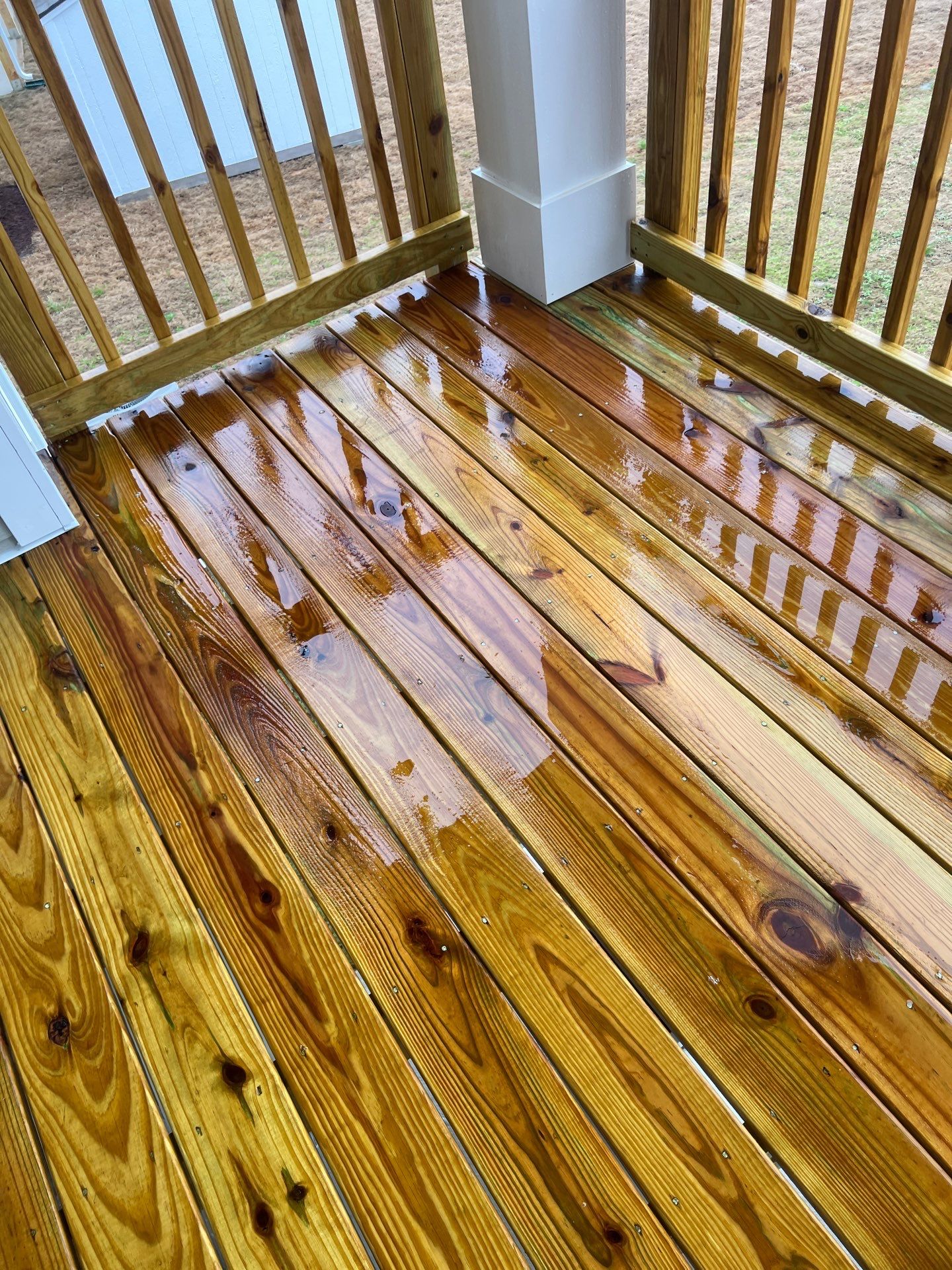 Weathered Deck using Wood Sealant by DuraSeal