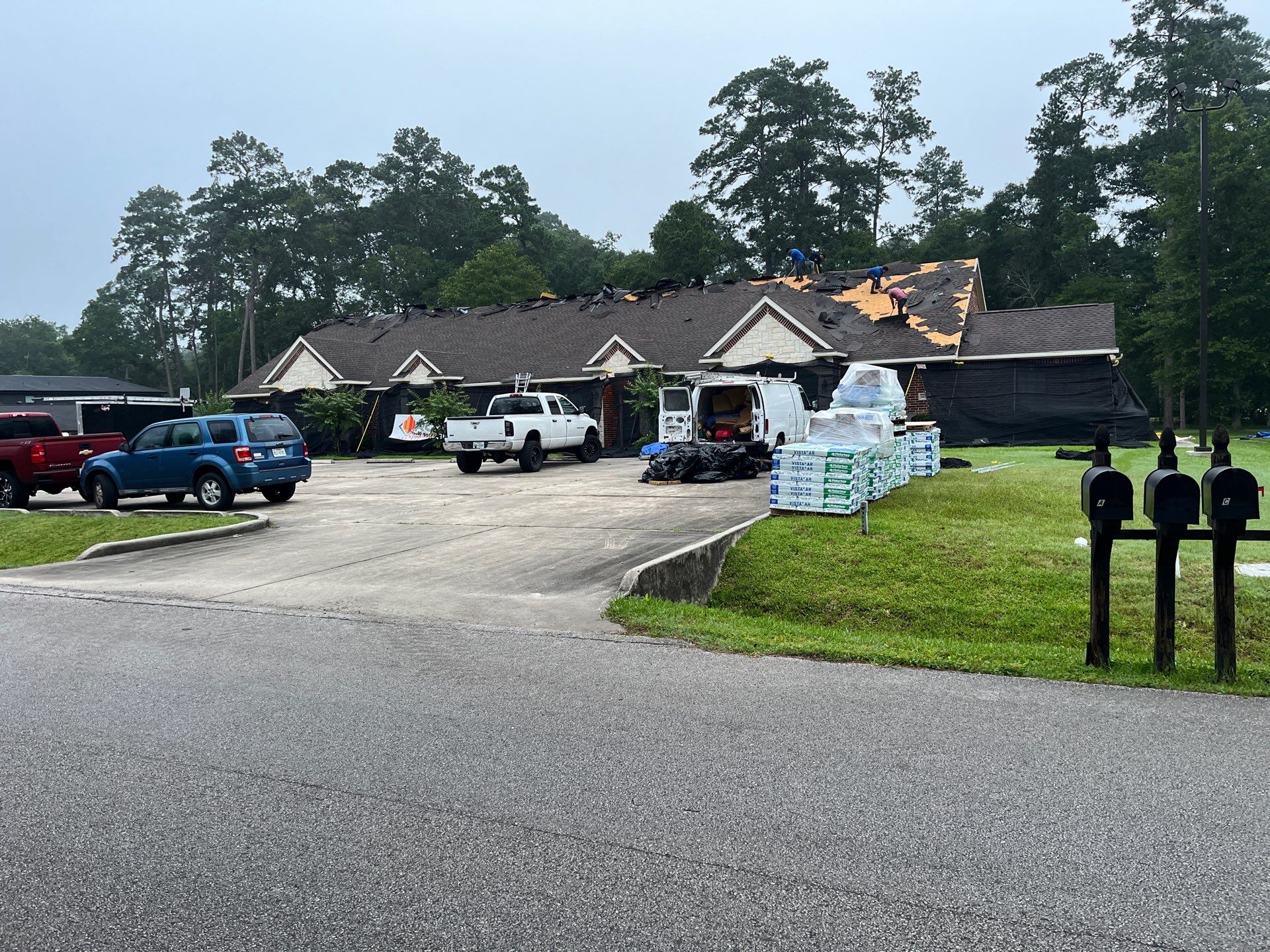 Commercial Roofing Installation using Malarkey Vista Impact Resistant by Roof Concepts Construction