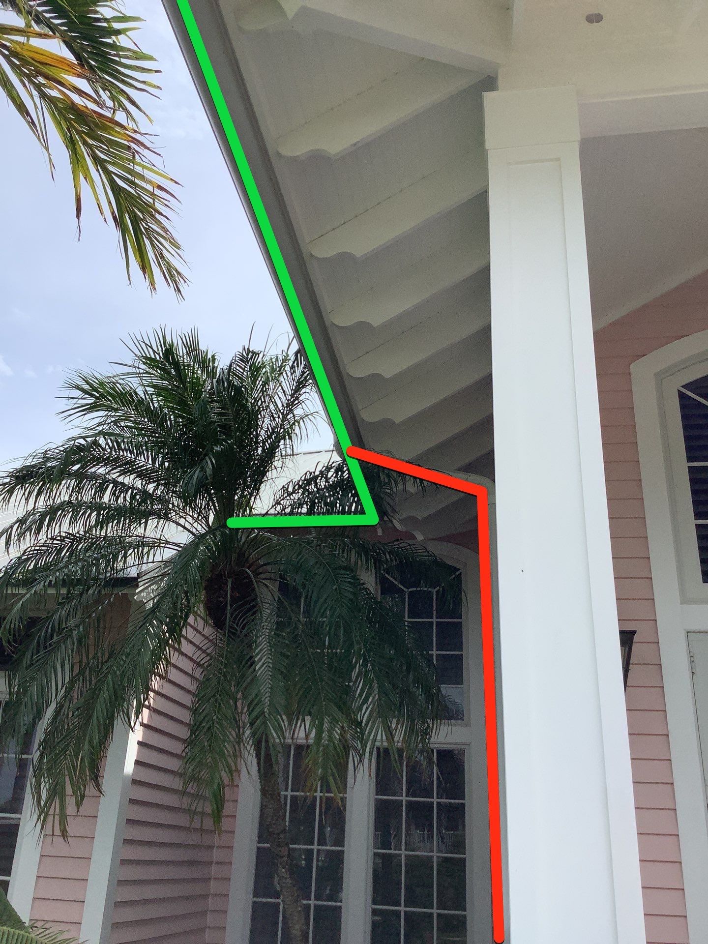 Half-Round Seamless Gutters in Boca Grande FL by Gutter Professors