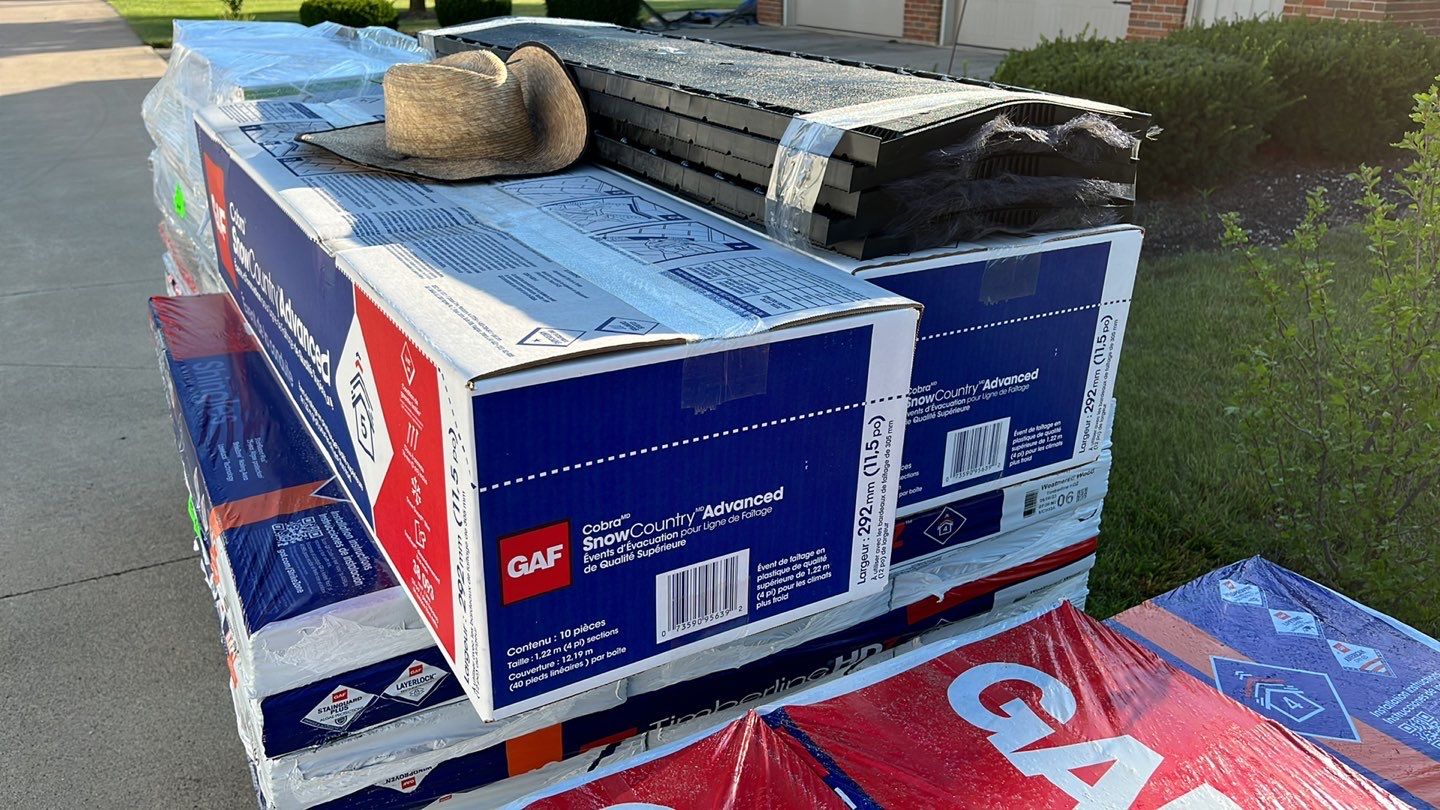 Residential Roofing Installation using GAF Timberline HDZ Weathered Wood by Nitro Roofing and Construction