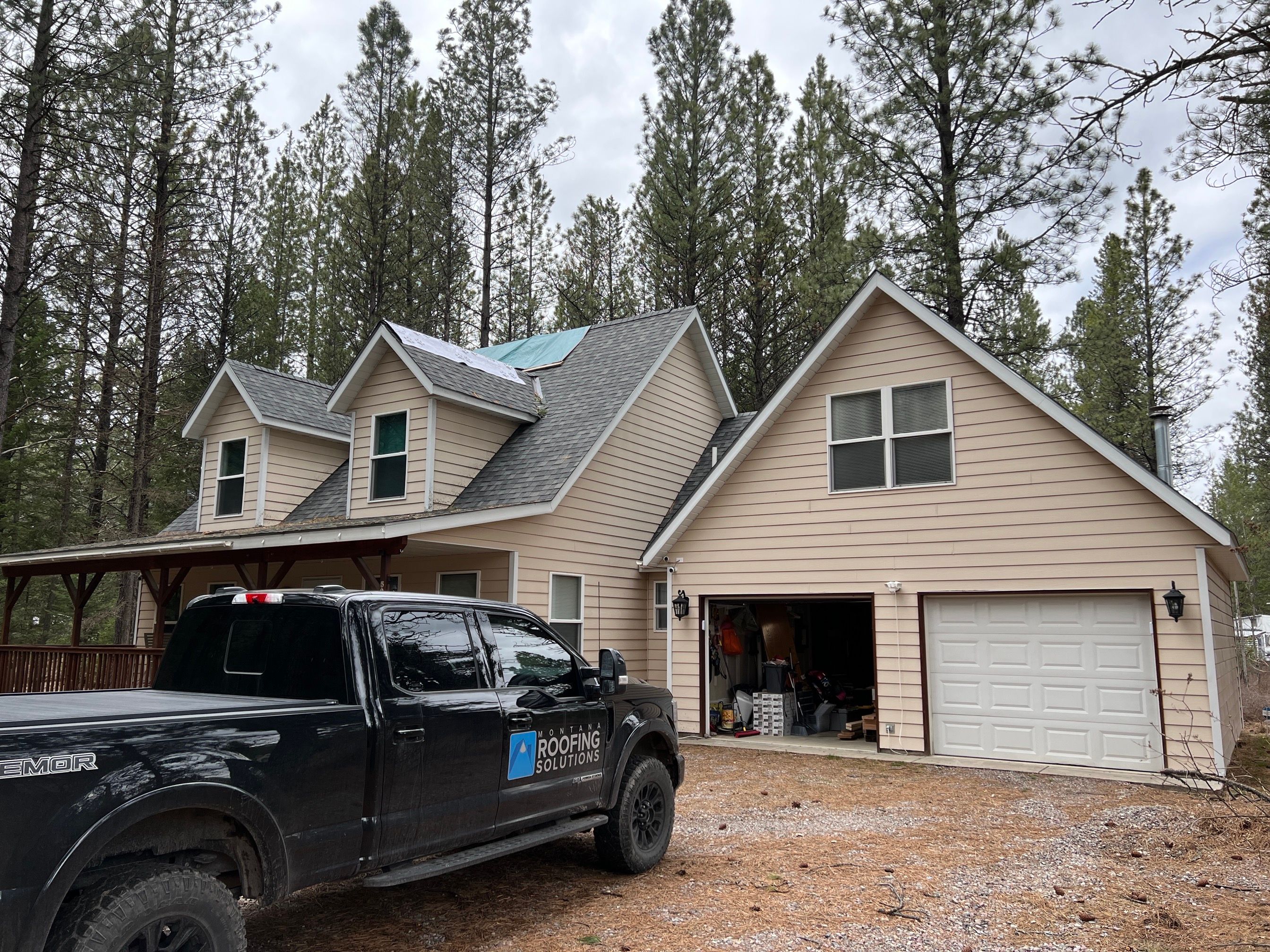 Green Snap Lock Standing Seam  by Montana Roofing Solutions