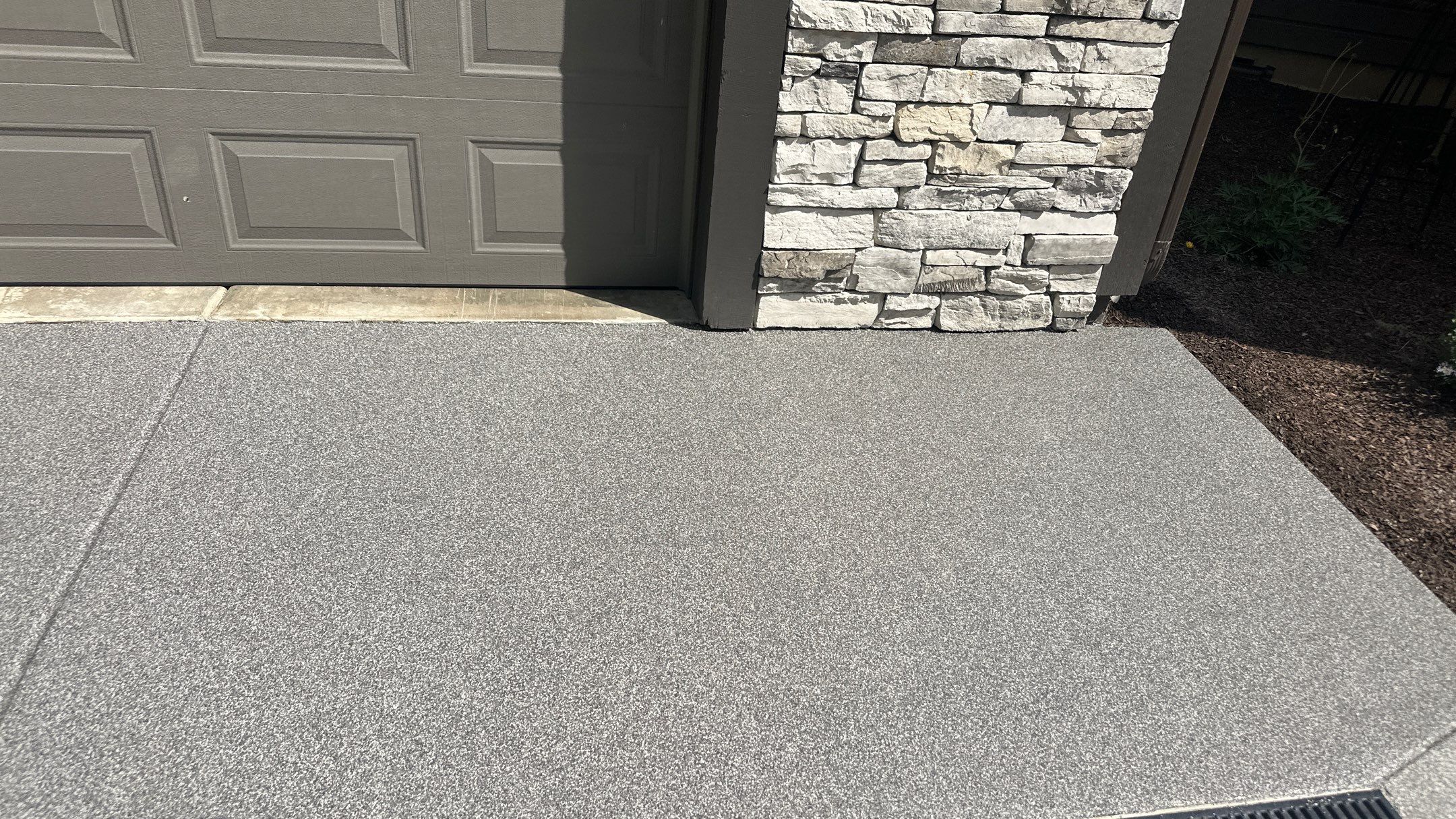 Garage Transformation using Greystone 1/8" by Croc Coatings, LLC