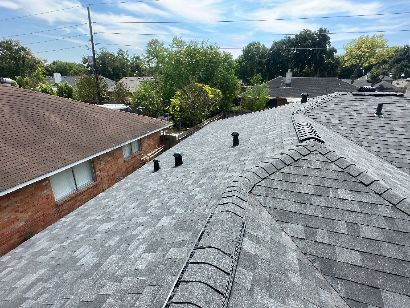 Residential Roofing Installation using Owen's Corning Duration (Lifetime) Shingles by Roof Repair Company