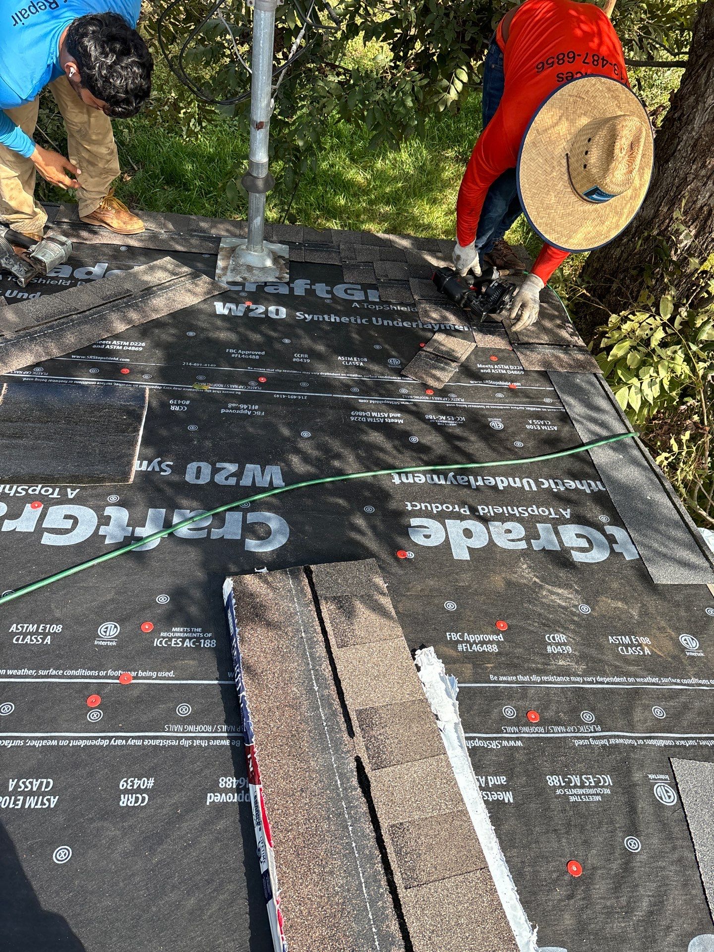 Residential Roofing Repair using Owen's Corning Duration (Lifetime) Shingles by Roof Repair Company