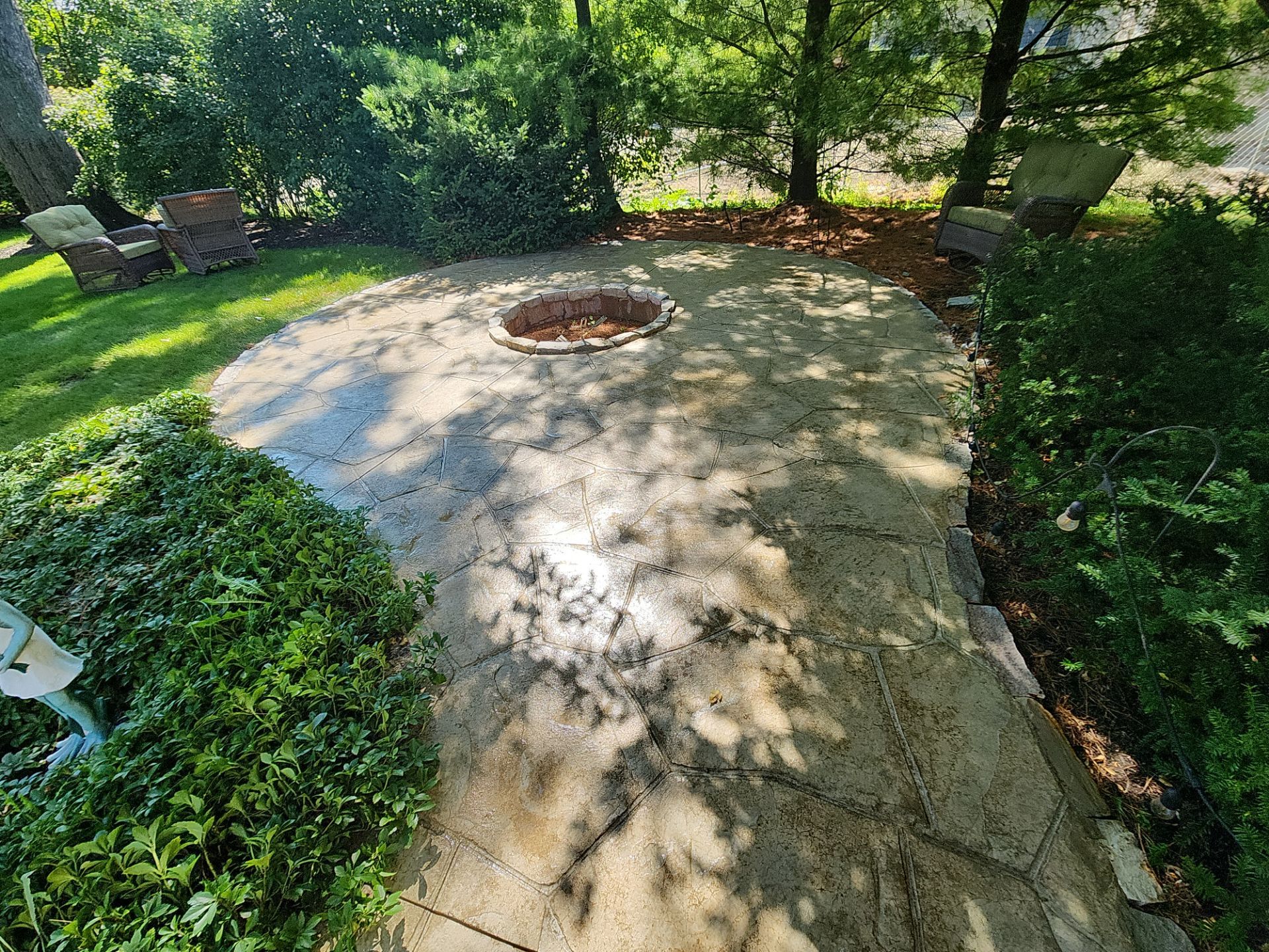 Stamped Concrete Surface Cleaning by Northern Power Washing LLC.