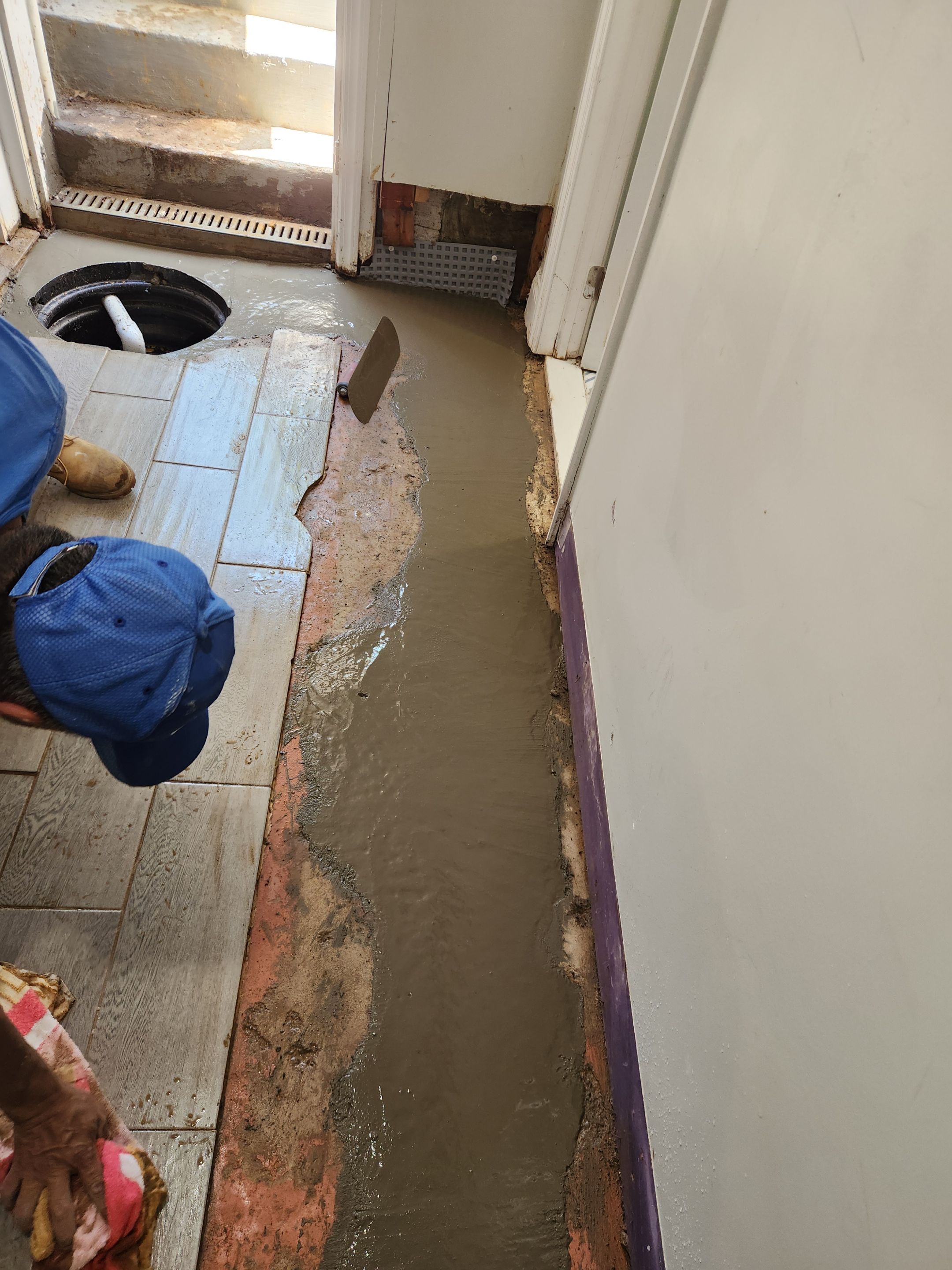 Interior French Drain Livingston NJ by Pure Service Pro, LLC 