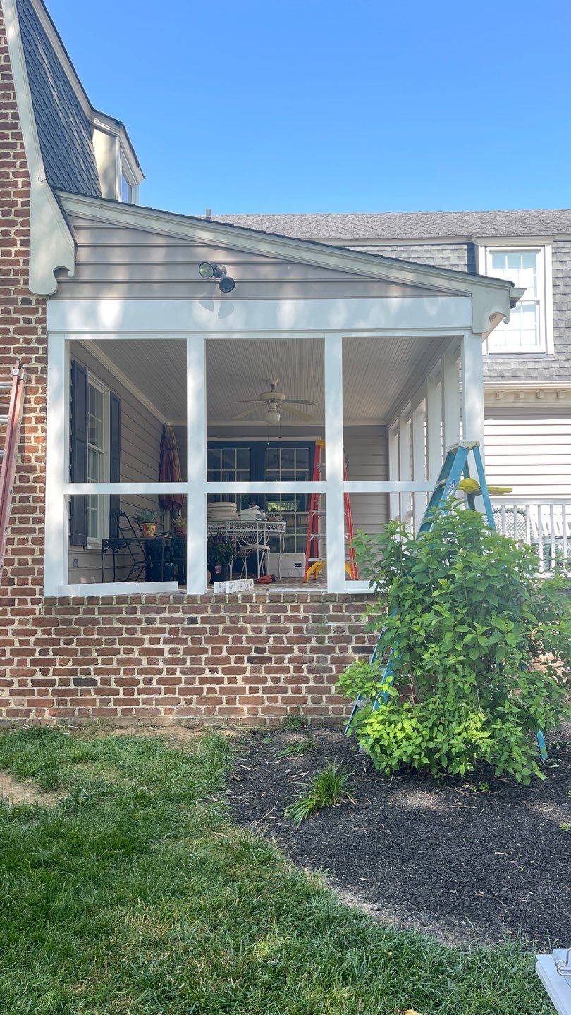 Screen Porch Renovation - Fallston MD by HomeWerkes Design & Build