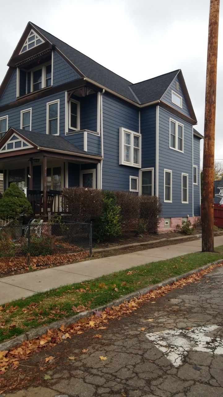 Fire damaged home in Tremont by Absolute Roofing and Construction