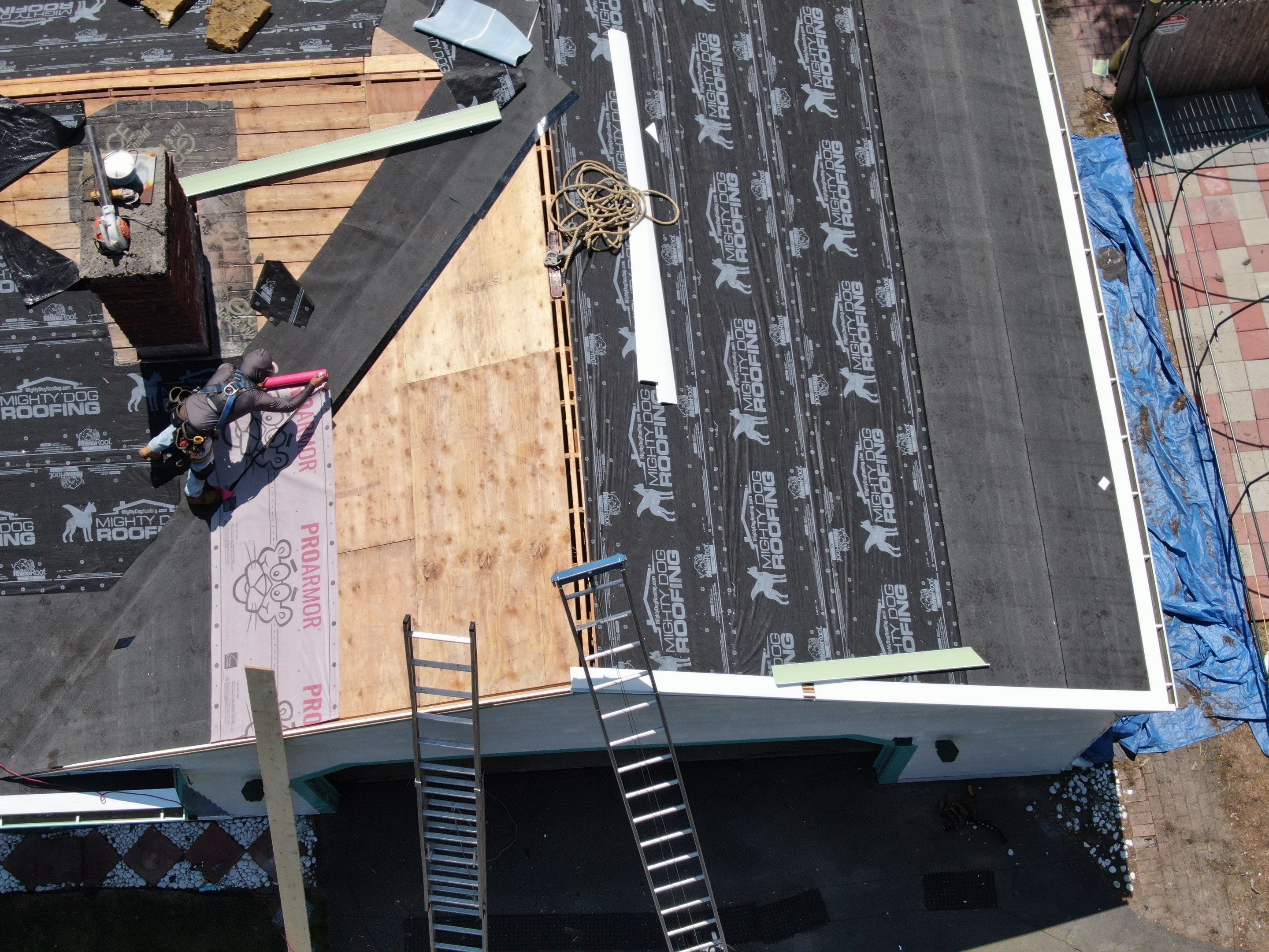 Roof Replacement with Gutter Guards – Westford, MA by Mighty Dog Roofing of Greater Middlesex County