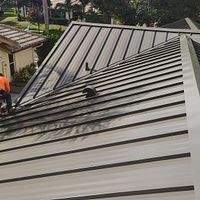 24ga 1.5" Mechanical Seam Medium Bronze  by Total Roofing System The Metal Roof Experts