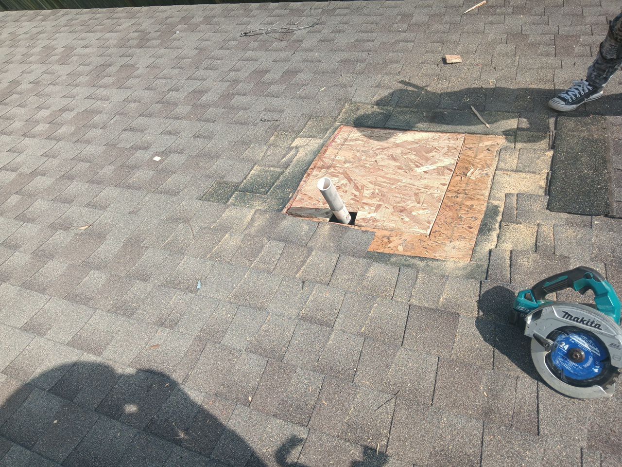 Residential Roofing Repair using Owen's Corning Duration (Lifetime) Shingles by Roof Repair Services LLC