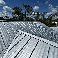 24ga 1.5" Mechanical Seam Mill Finish by Total Roofing System The Metal Roof Experts