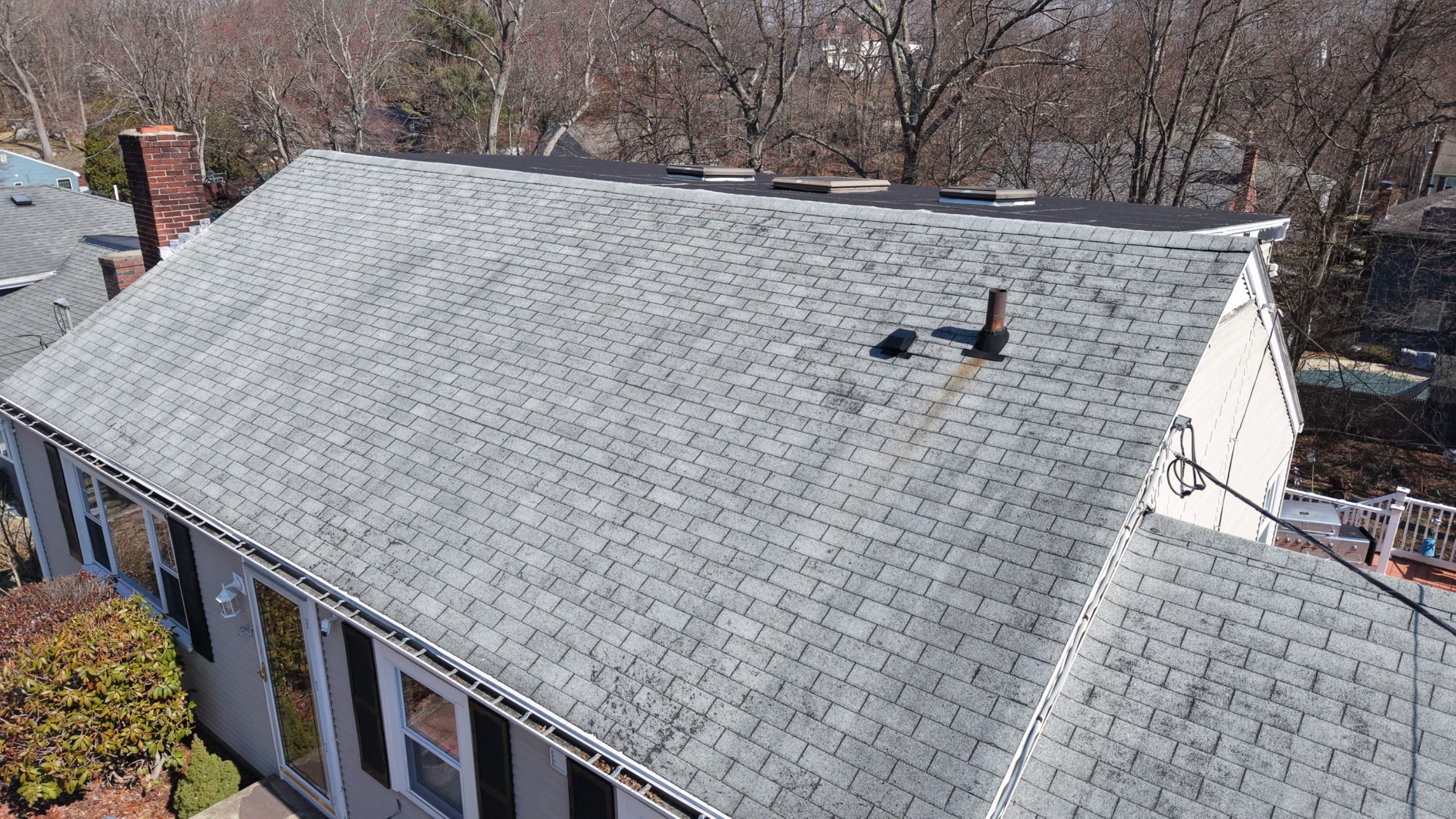 Major Roof Overhaul in Lynn, MA – Full Replacement, Skylight Removal, Gutters & Custom Flashing by JOHNNYS PRO