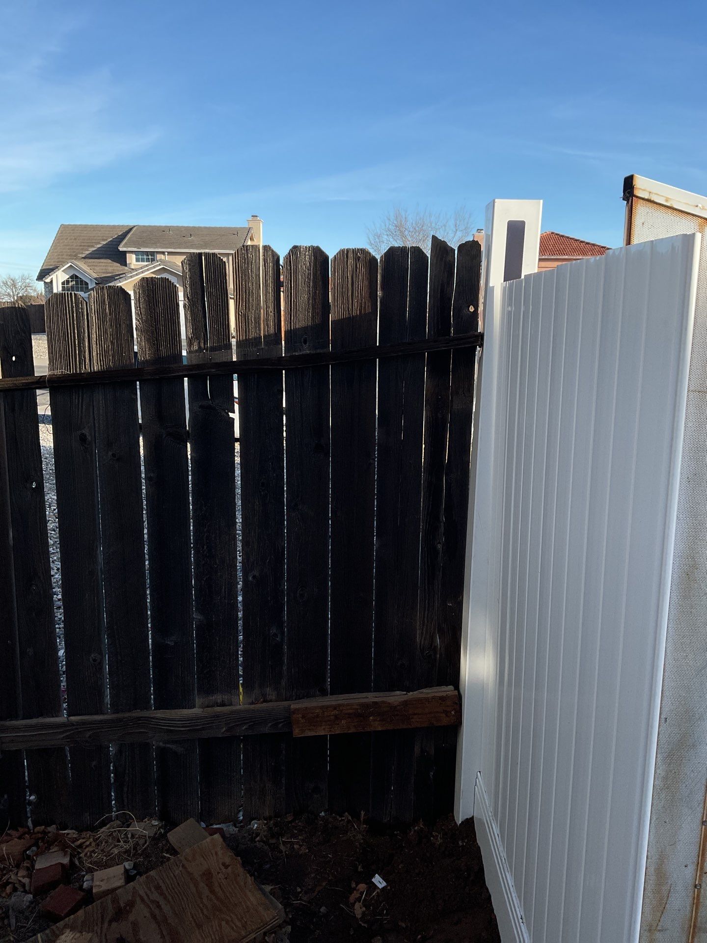 Fence Installation using Vinyl by Fence Guys Inc. 