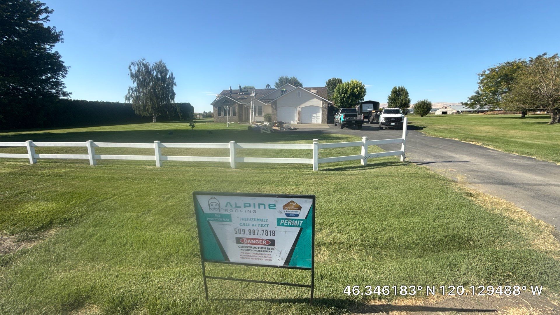 Full Residential Roof Replacement and Patio Cover Installation Van Belle Rd Outlook, WA 98938 by Alpine Roofing