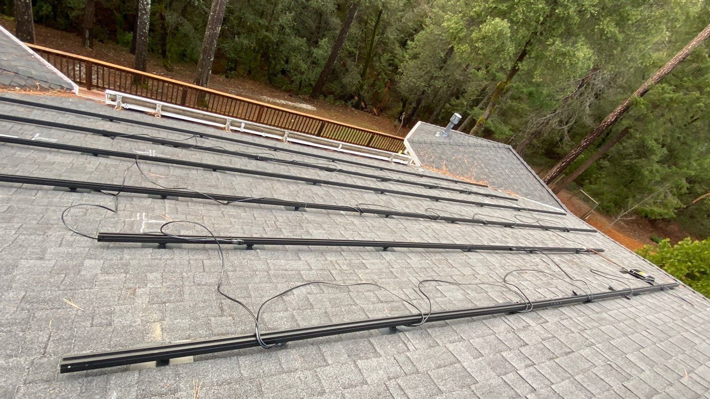 Solar Panel Installation using Solar Panels by Byers Enterprises 