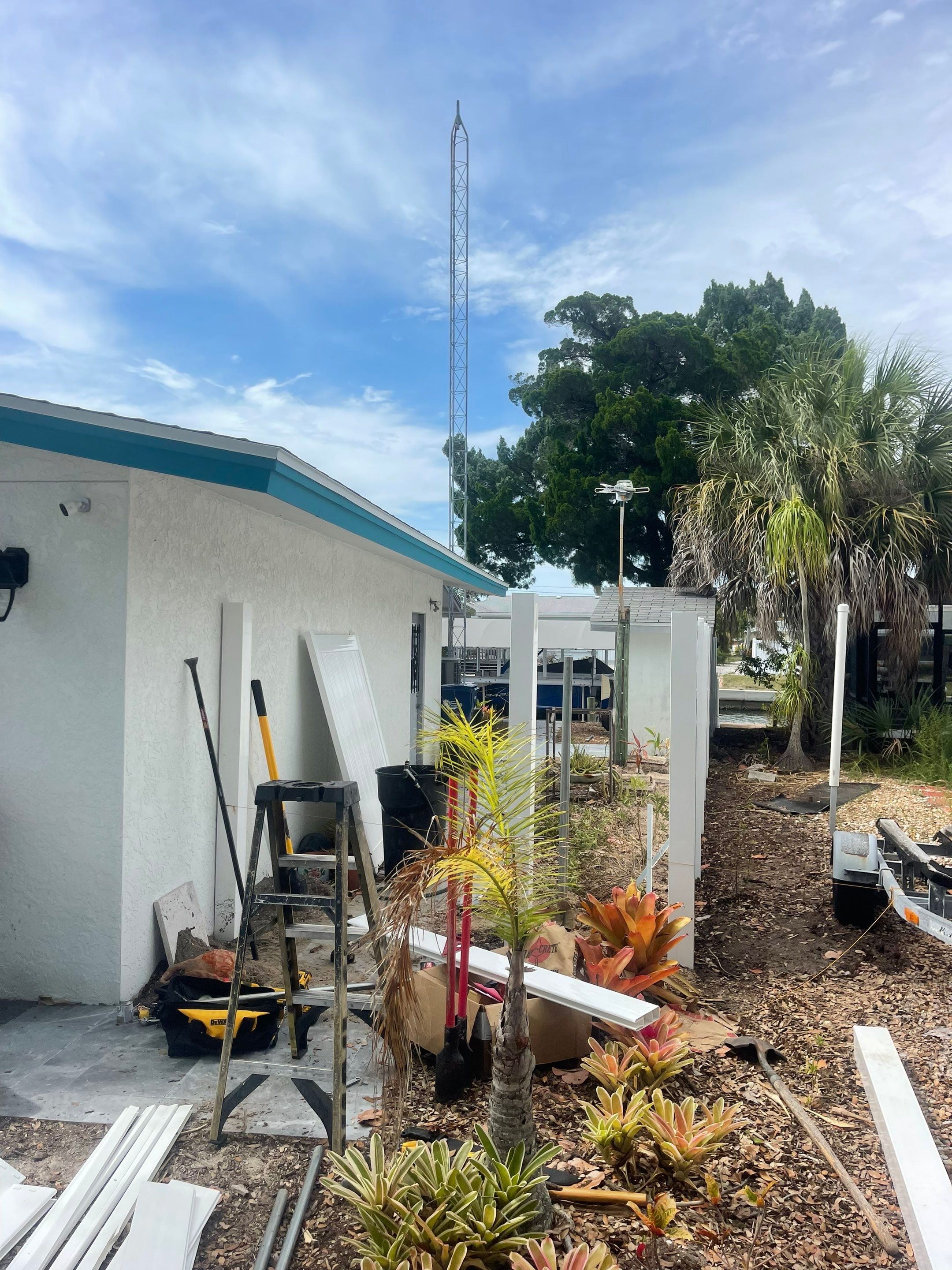 Bradenton, FL 6 ft. Tall White Vinyl Privacy Fence by Asap fence and gates, LLC