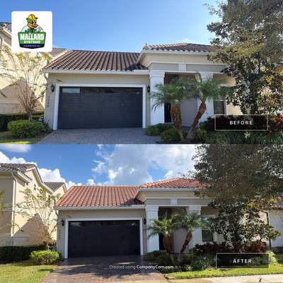Barrel Tile Roof Cleaning
