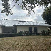 24ga 1.5" Mechanical Seam Regal White  by Total Roofing System The Metal Roof Experts