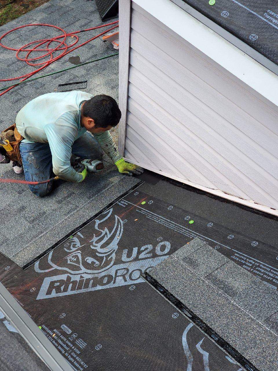 Residential Roofing Installation using Owens Corning Oakridge- Williamsburg Gray by Indigo State Roofing
