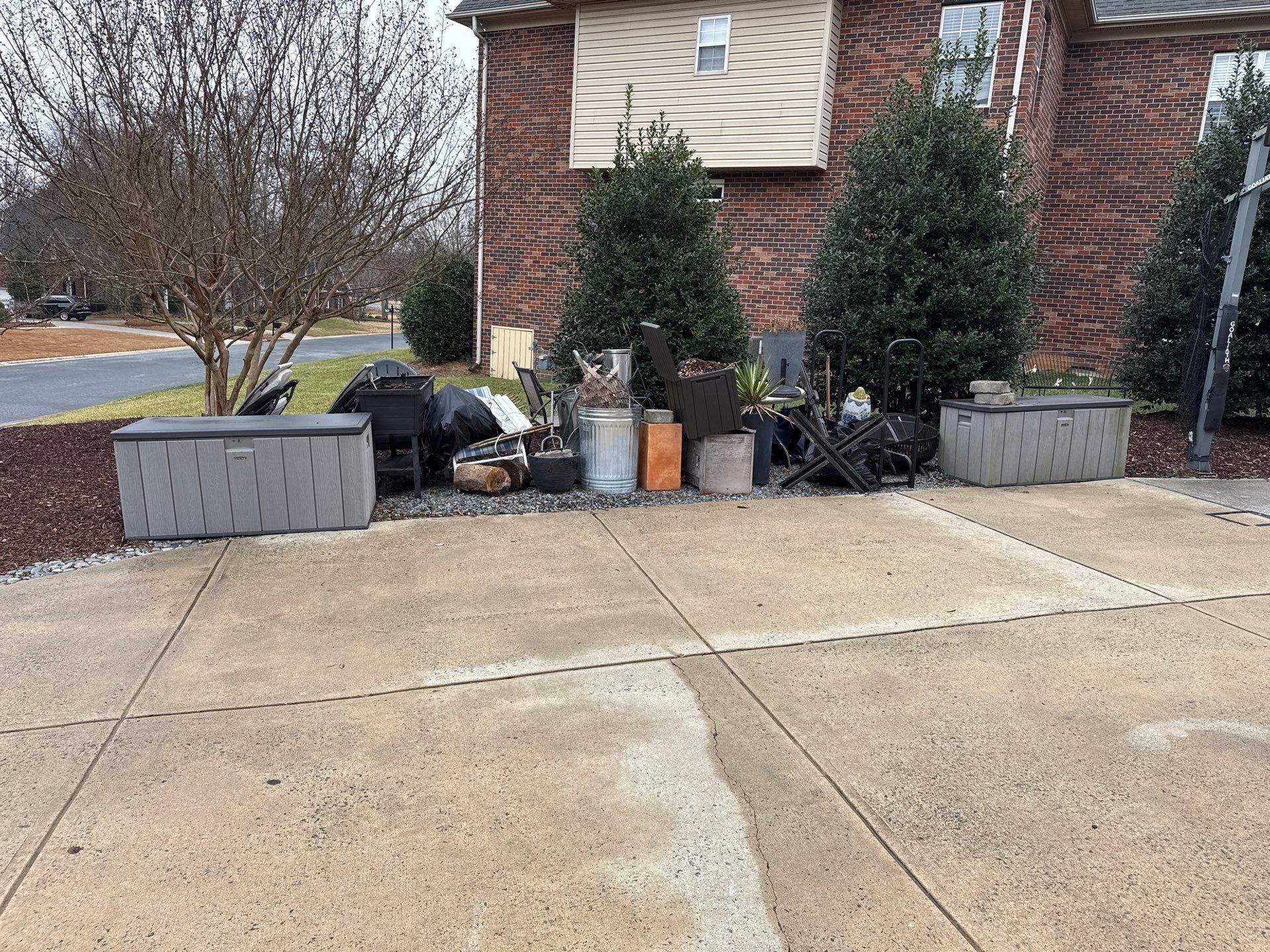 Project in Matthews by Badger Hauling