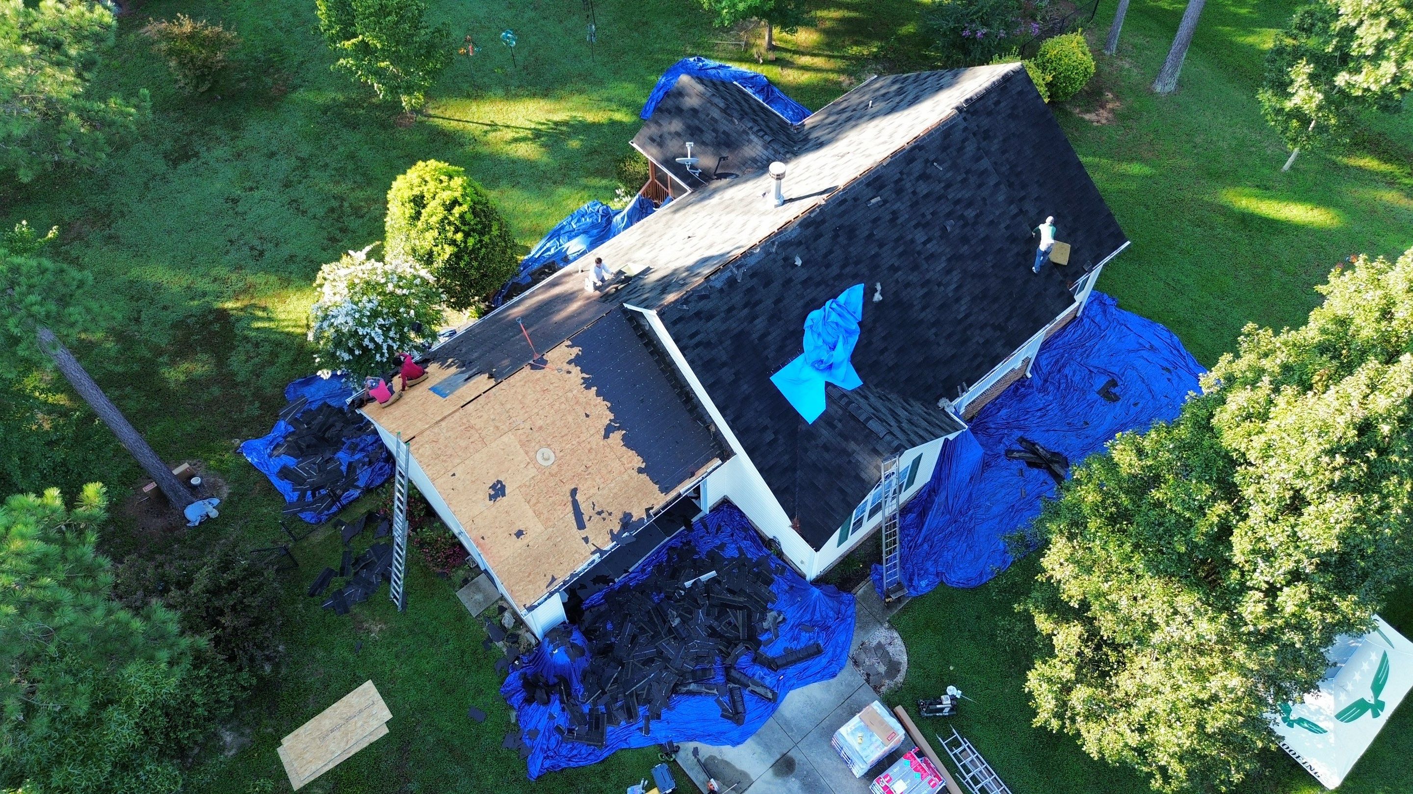 Roof Replacement in Franklinton by Skybird Roofing
