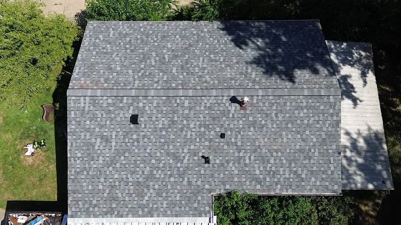 Atlas Pinnacle, Color, Coastal Granite, Drip Edge, Color, White by Eagle Eye Roofing