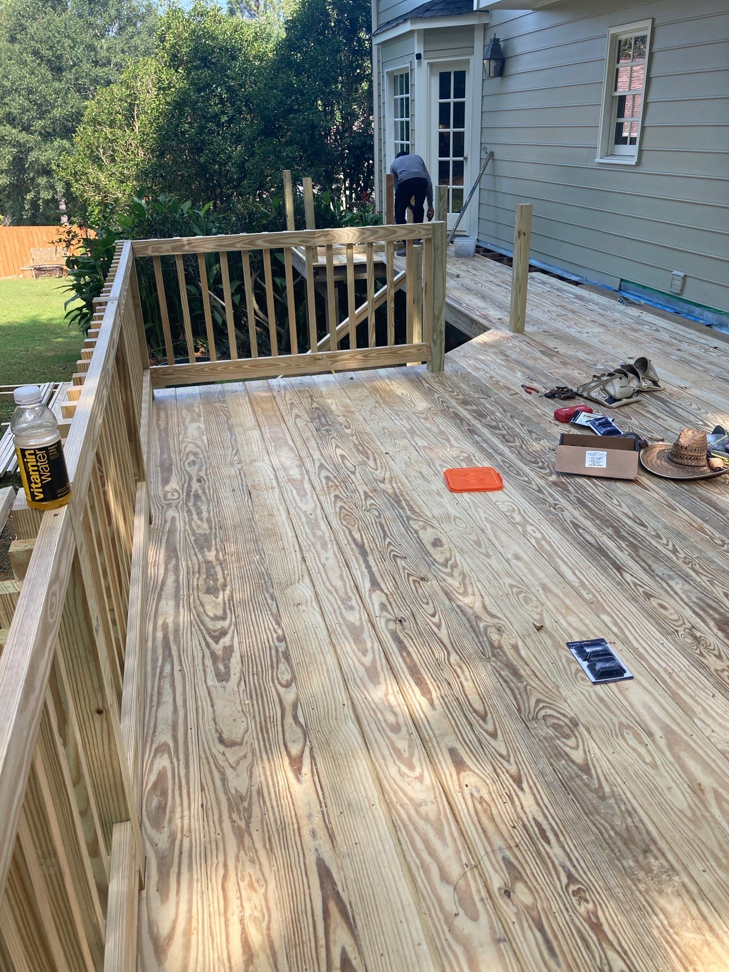 Pressure Treated Wood Resurface by Nelson Exteriors 