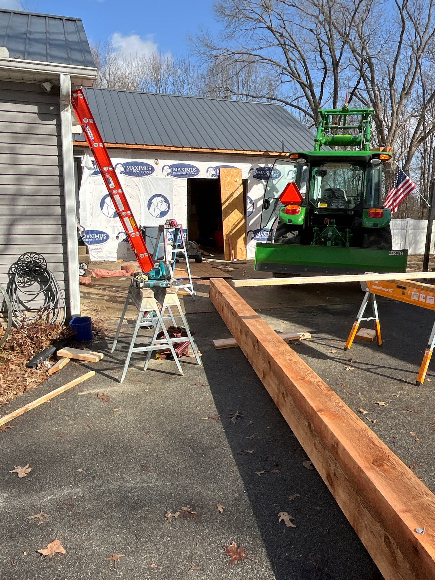 Garage Remodel And added Porch by Skilled Construction LLC