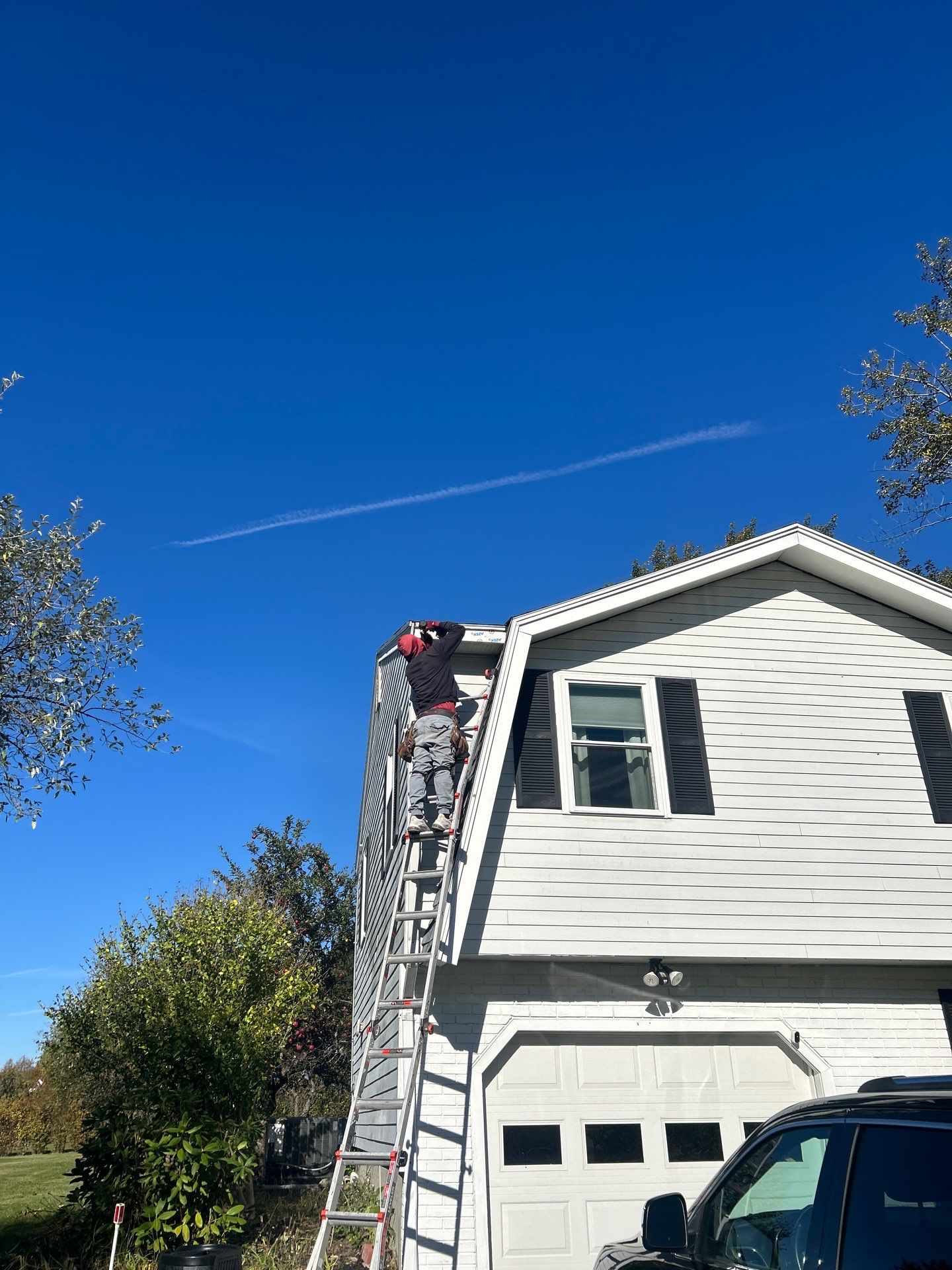 Seamless Black Gutter & Fascia Upgrade | Methuen, MA by Mighty Dog Roofing of Greater Middlesex County