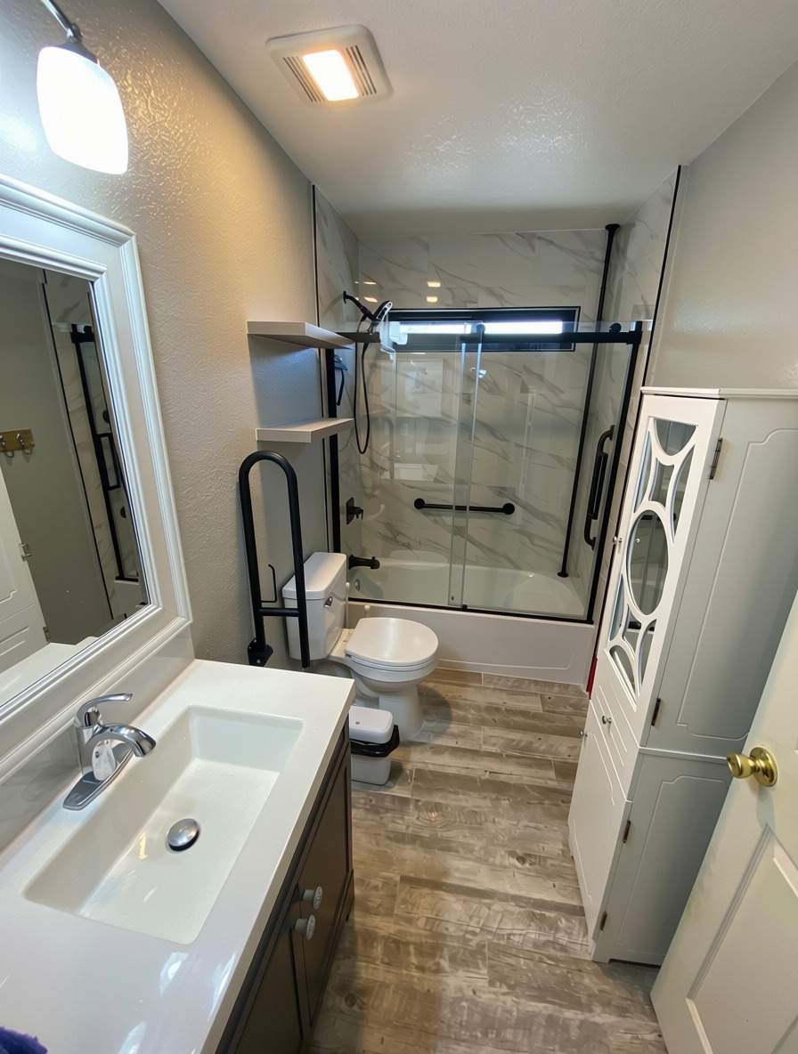 Modern Kitchen and Master Bathroom Renovation in El Paso by SC Remodeling