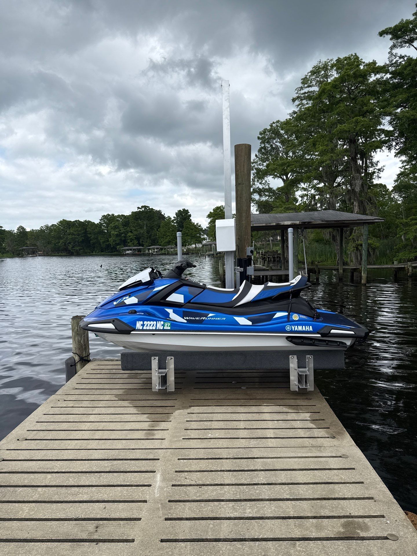 PWC Lift Install by Coastal Boat Lift Repair LLC