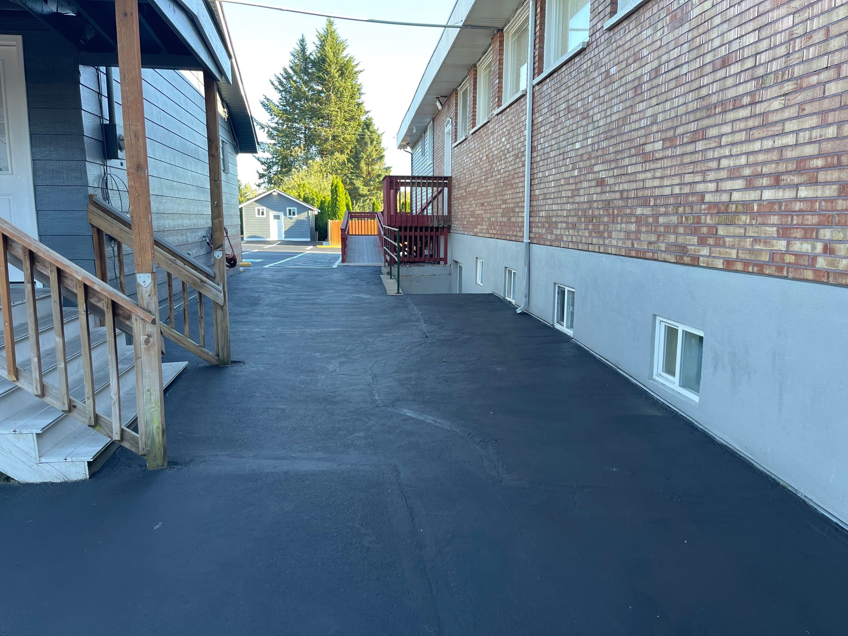 Parking Lot Sealcoat & Striping Repair   by Jireh Asphalt & Concrete Inc 