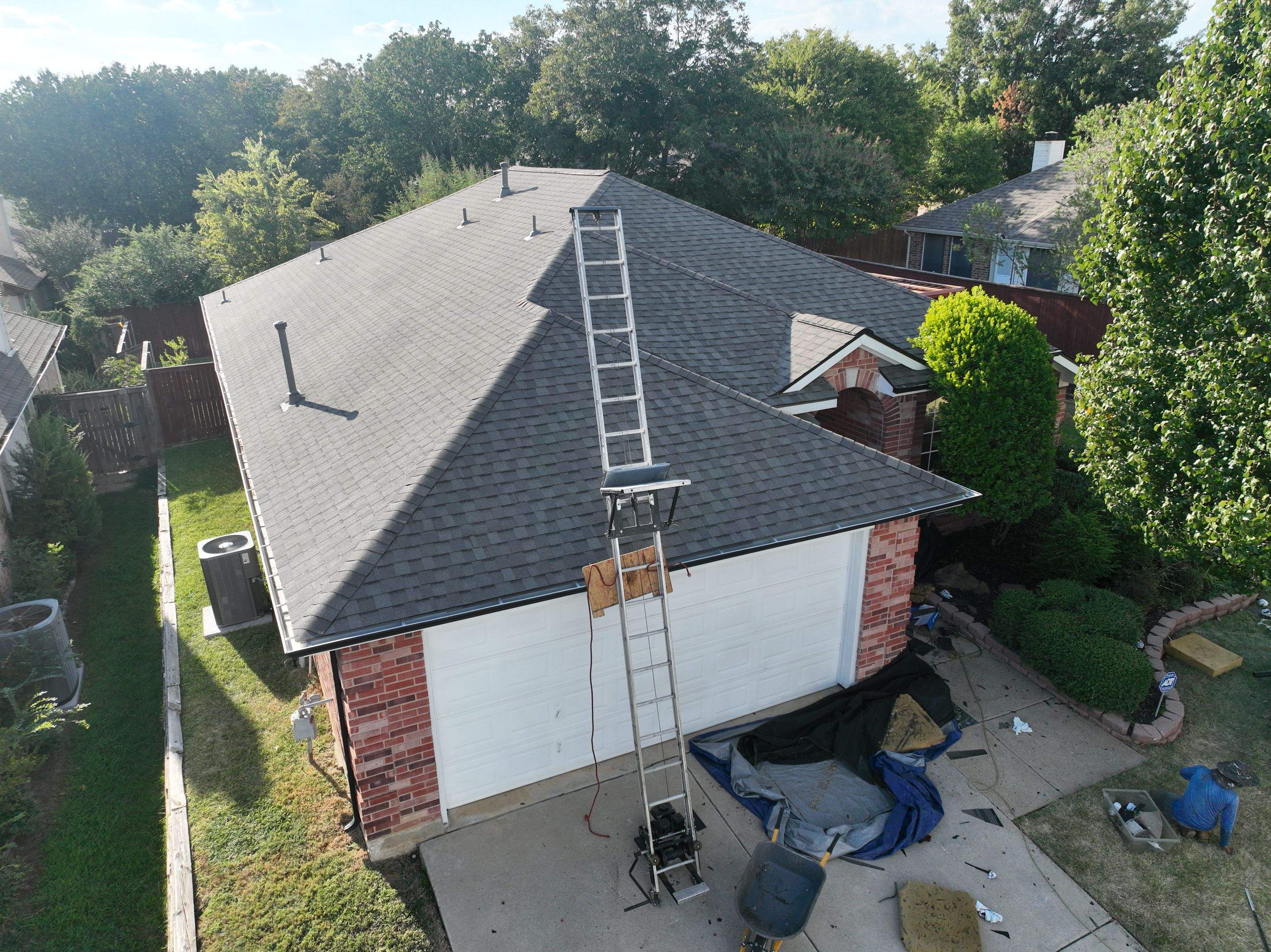 Residential Roofing Installation using TAMKO Titan Weathered Wood by OneSource Roofing and Restoration