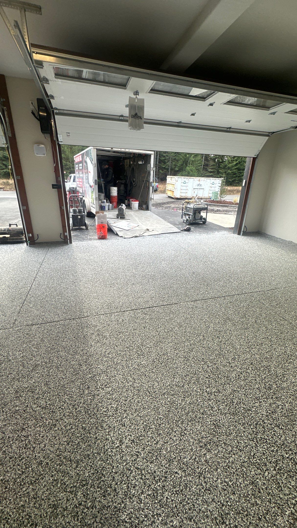 Garage Transformation using Domino by Croc Coatings, LLC