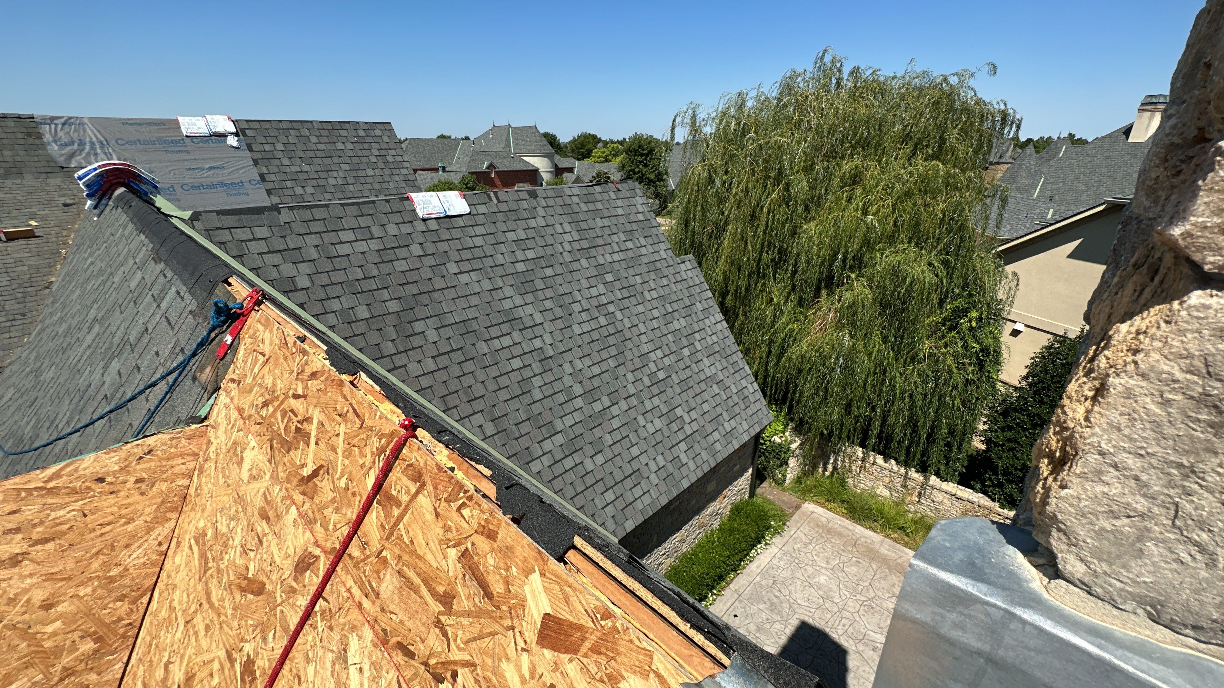 Reroof using Certainteed Belmont IR by Castillo Roofing