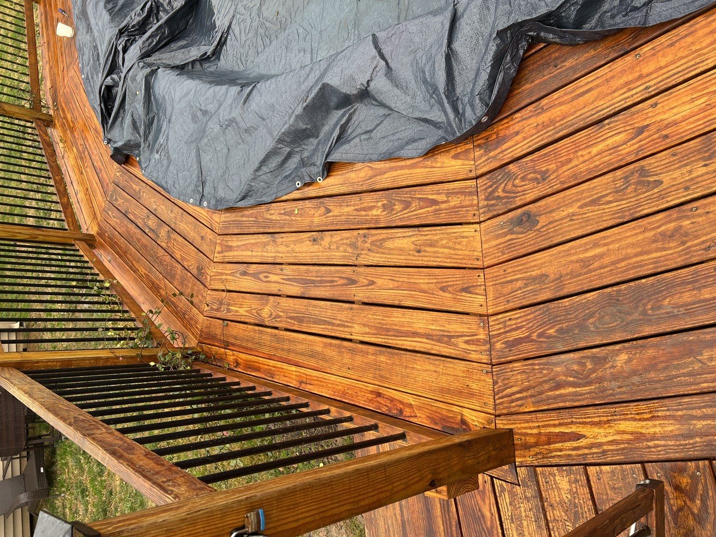 Weathered Deck using Wood Sealant by DuraSeal