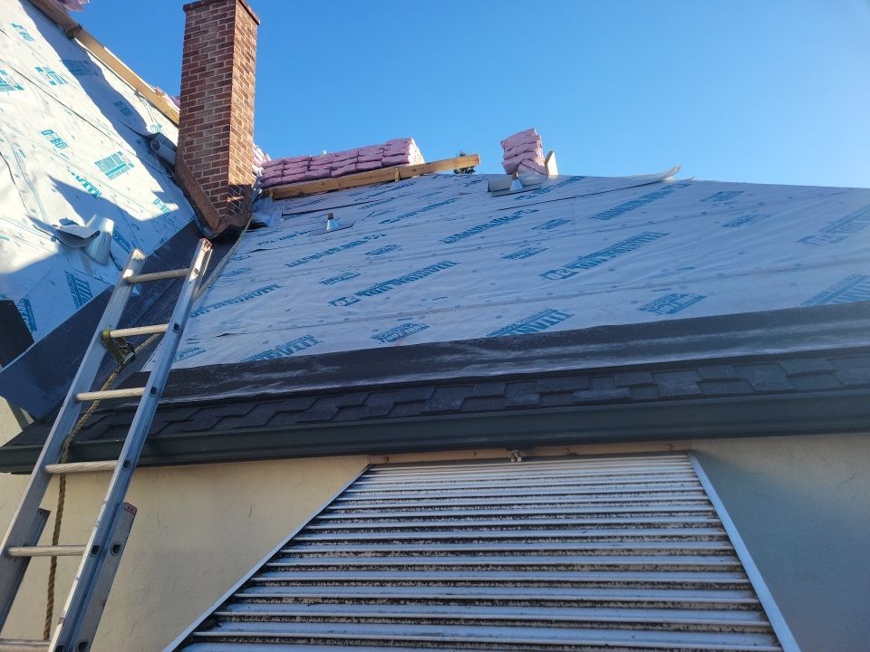 Residential Roofing Installation using Owens Corning Roofing Shingles by Byers Enterprises 