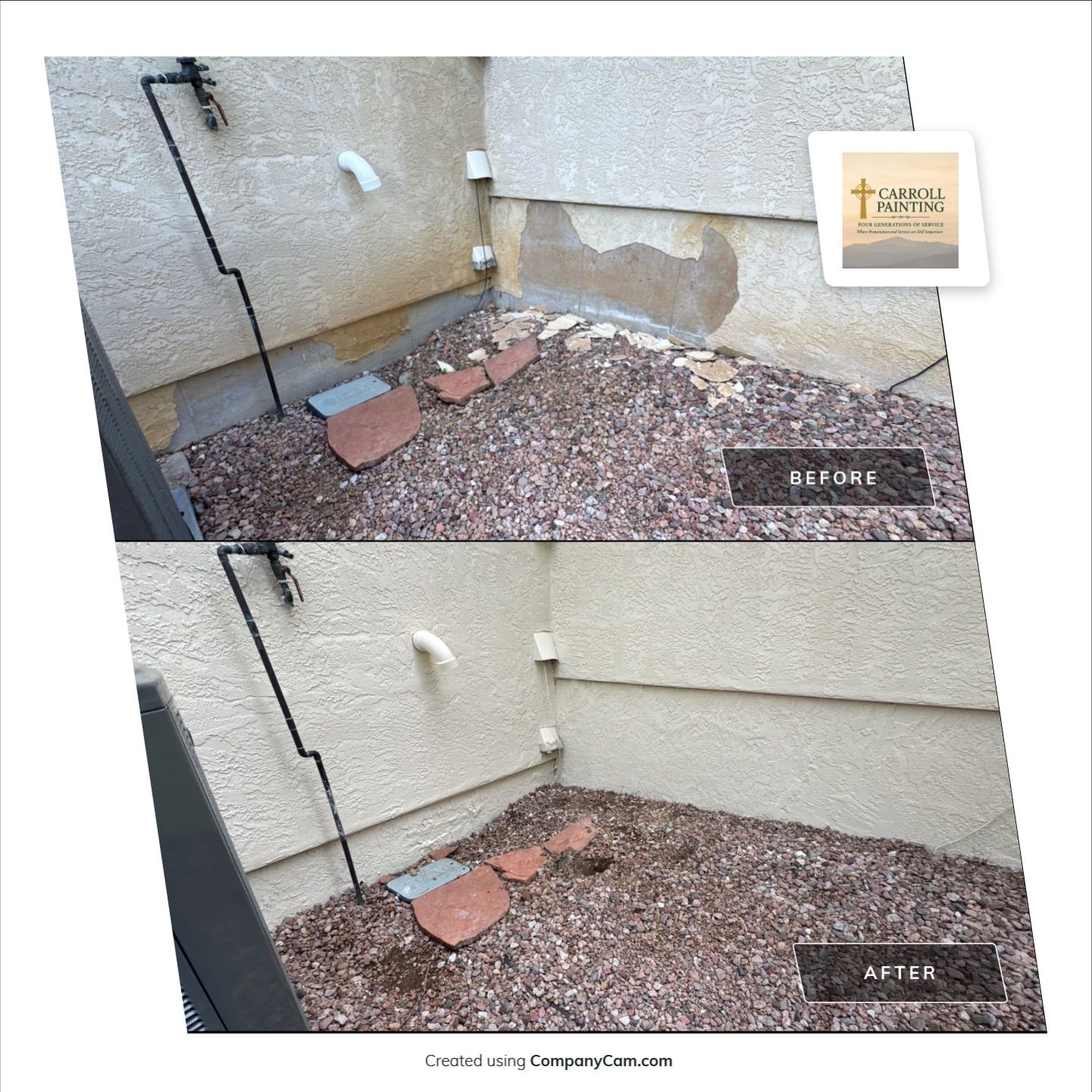 Exterior Stucco Repair and Elastomeric  by Carroll Painting LLC