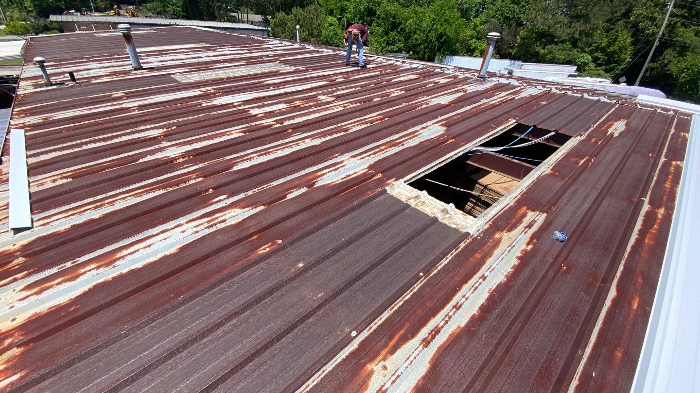 Commercial Metal Roof Replacement - Kennesaw Georgia by Georgia Roof Advisors