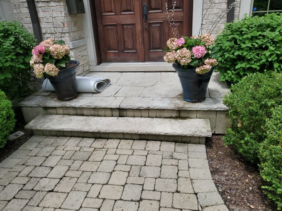 Brick paver clean, sand and seal.  using surebond SB-8700 by Northern Power Washing LLC.