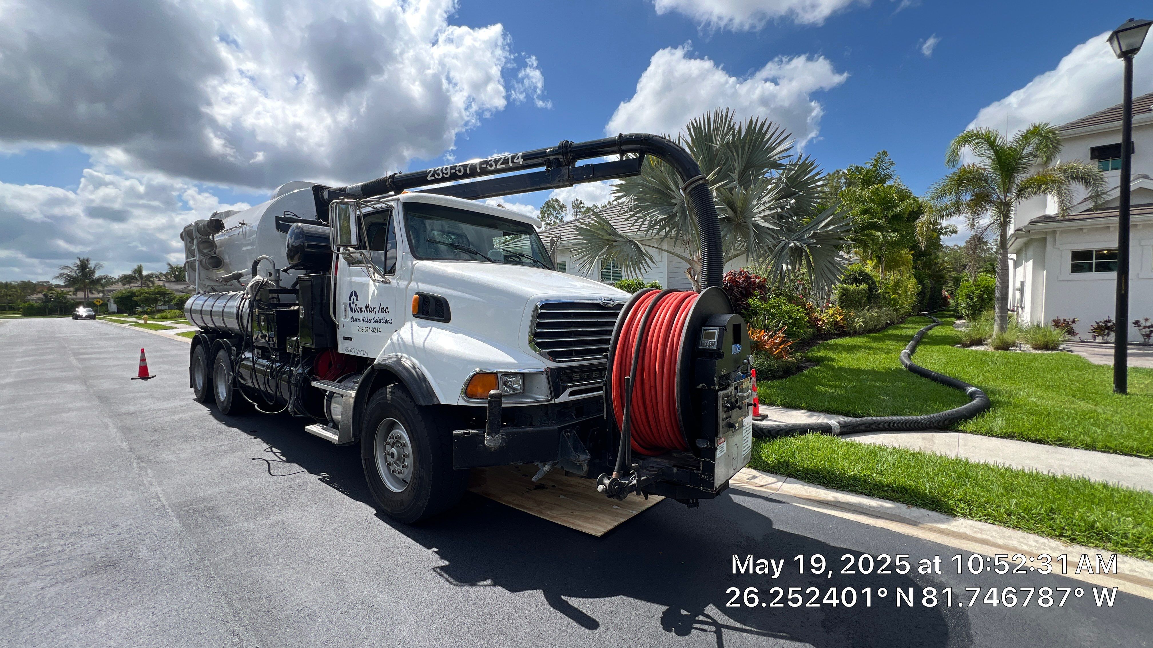 North Naples Community Stormwater Catch Basin Cleaning by APS Power & Water